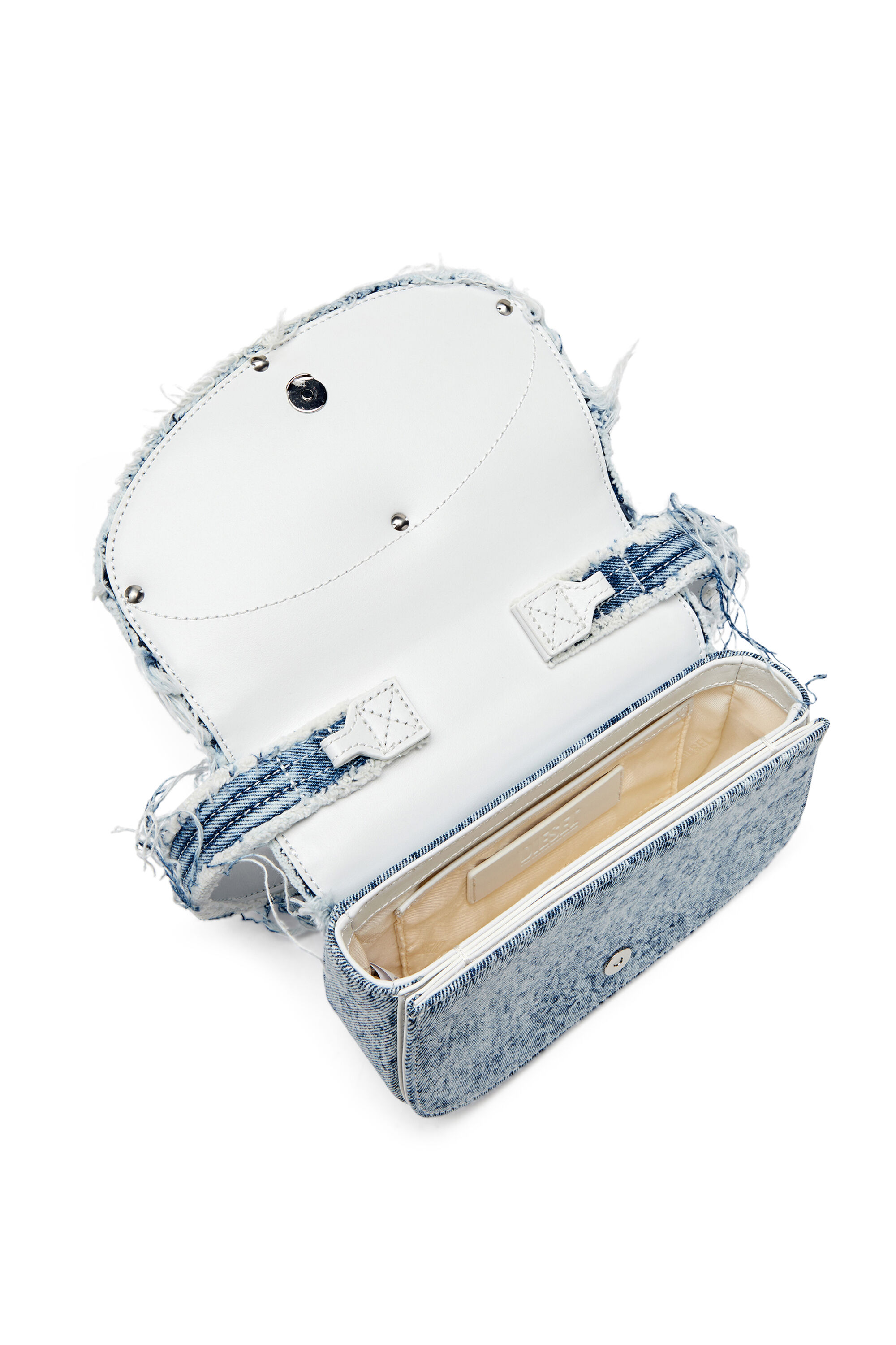 Diesel - 1DR, Damen 1DR-Ikonische Zweifarbige aus ausgefranstem Denim in Blau - 5