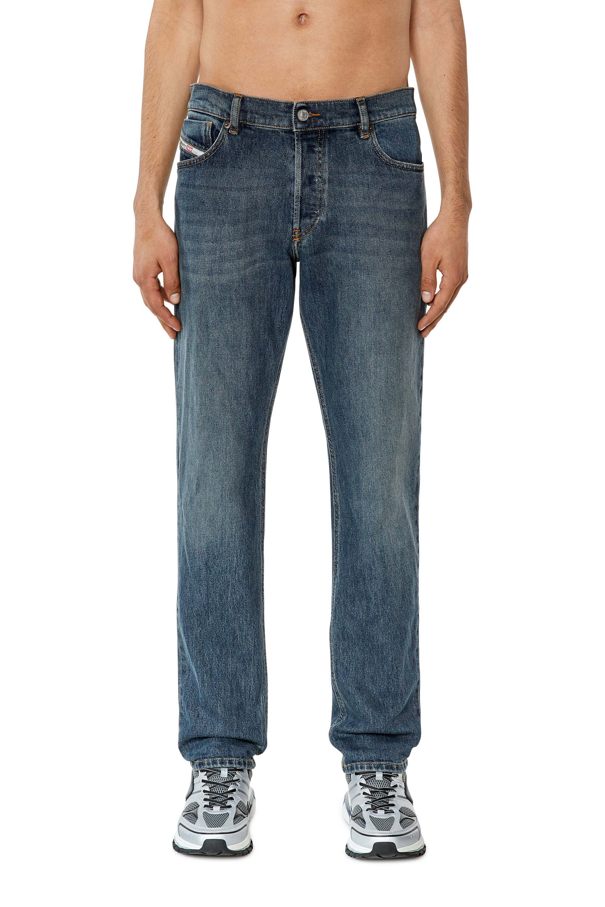 Diesel - Straight Jeans 1995 D-Sark 09F74, Mittelblau - Image 3