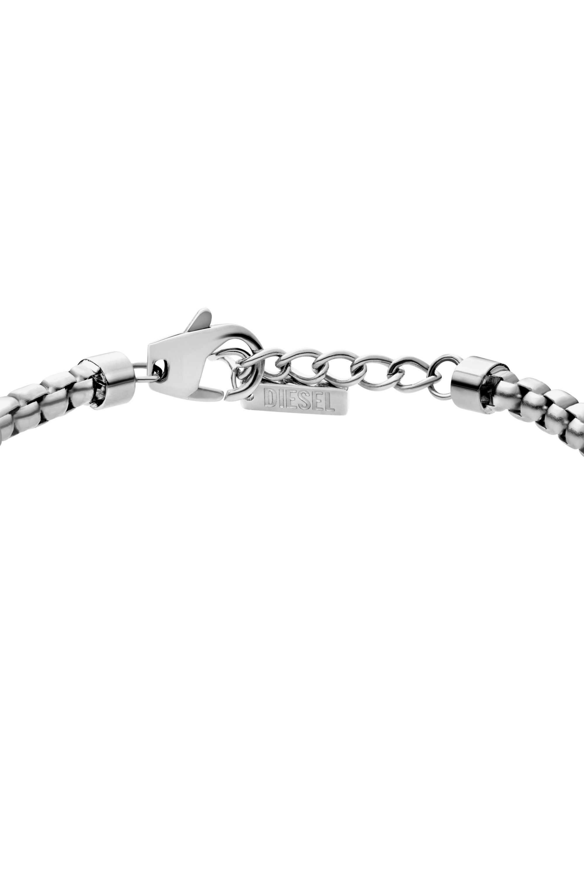 Diesel - DX1633040 JEWELLERY, Unisex Armband mit Kettendesign aus Edelstahl in Silber - 2