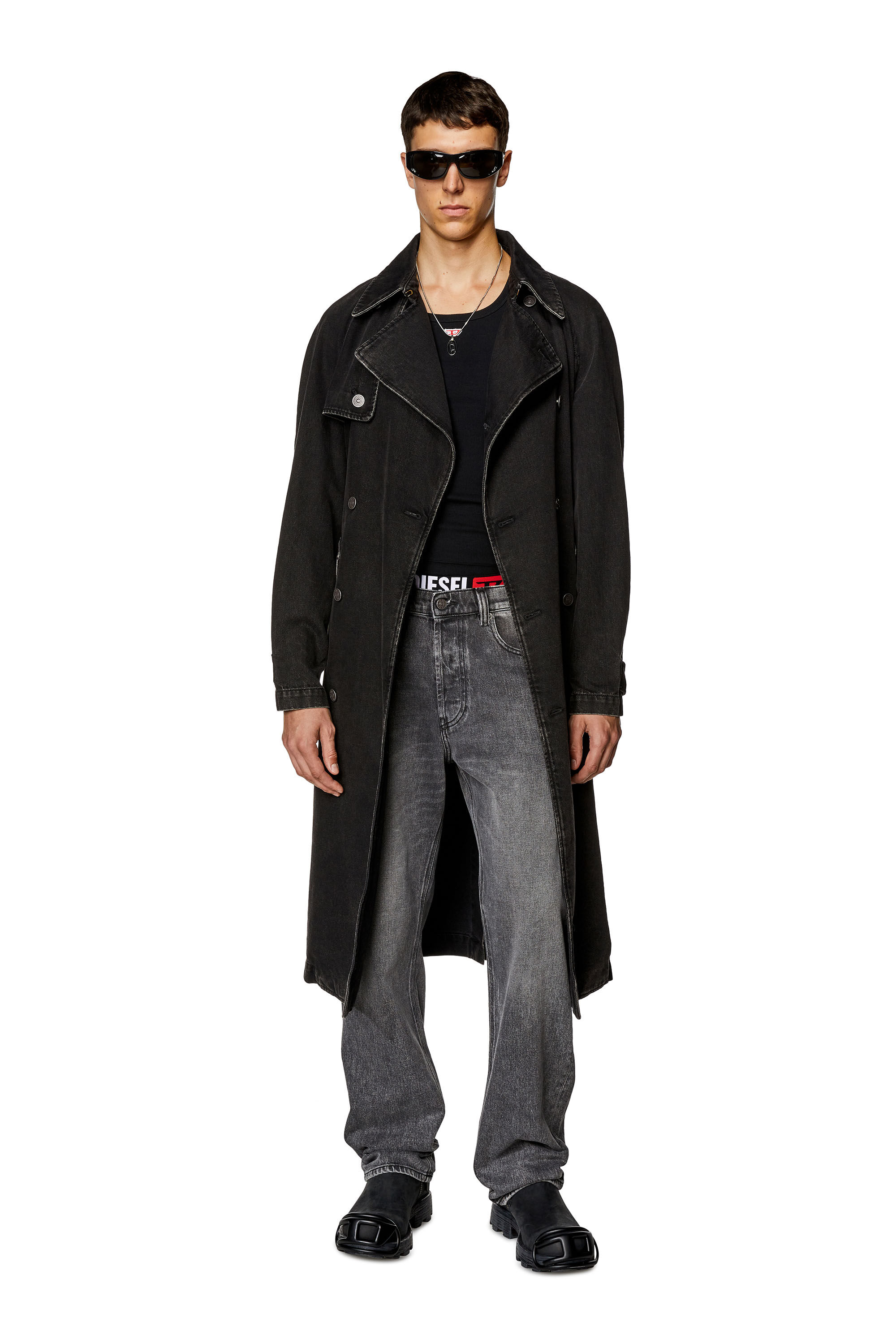 Diesel - Straight Jeans 2010 D-Macs 09I33, Grau - Image 1