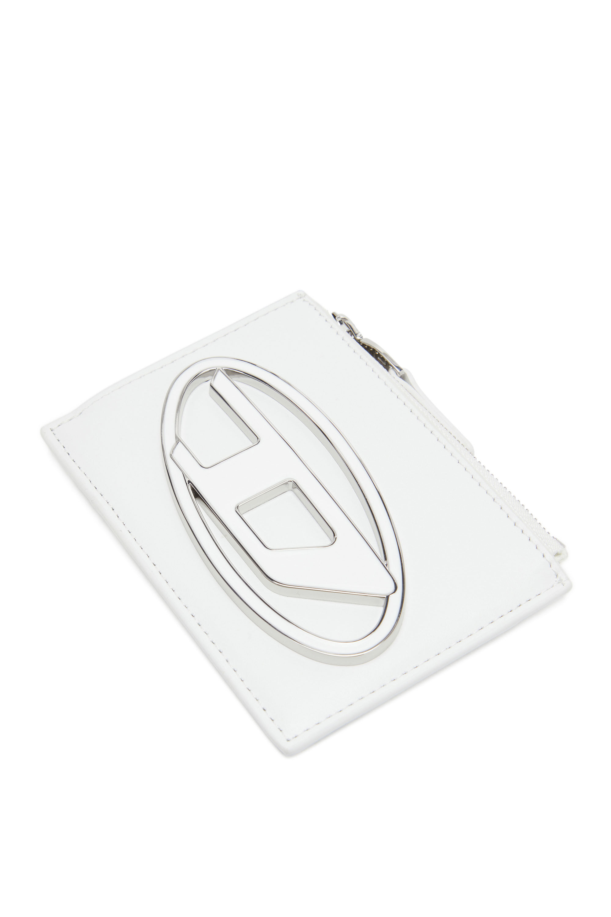 Diesel - 1DR CARD HOLDER I, Damen Kartenetui aus Leder in Weiß - 4