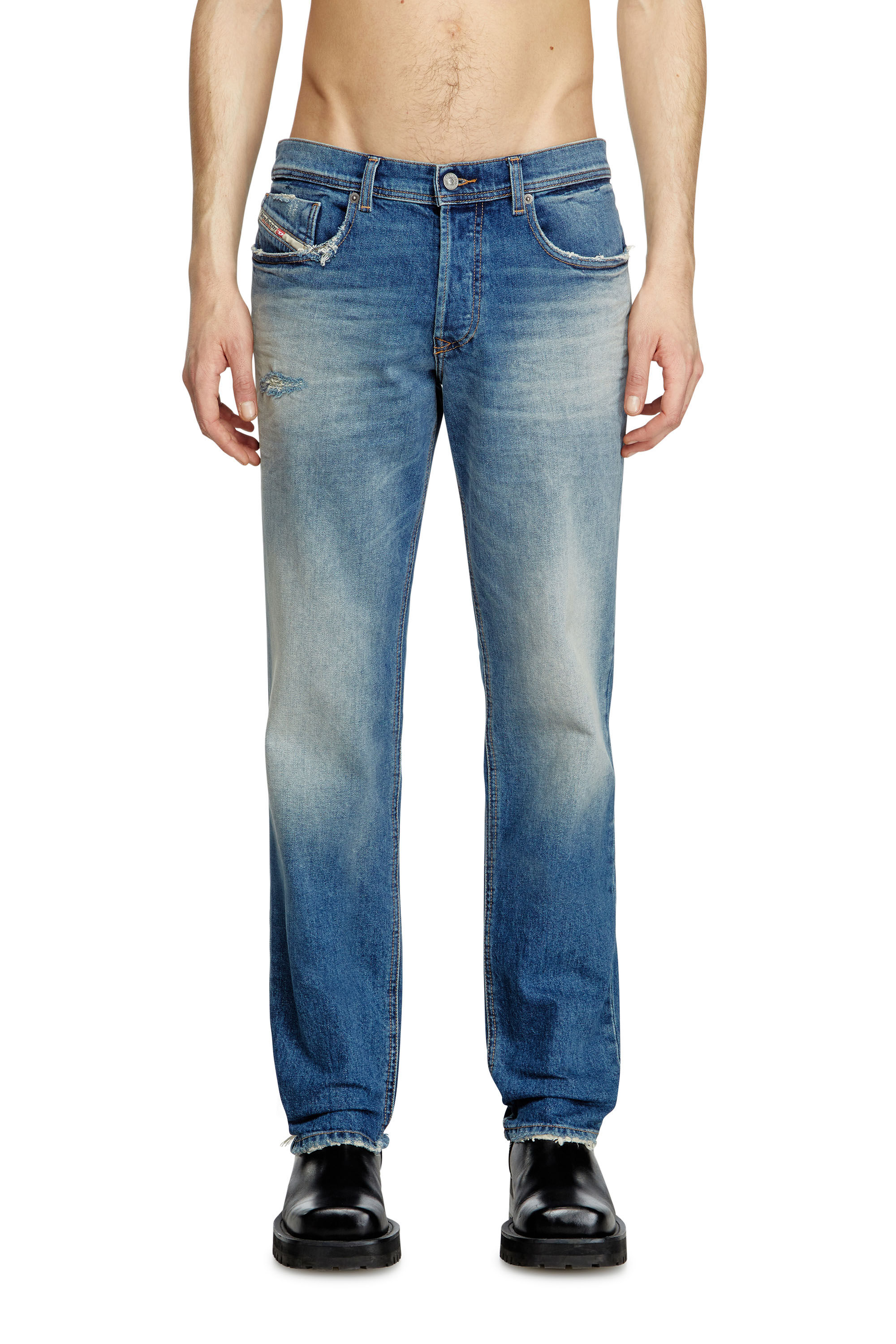 Diesel - Herren Regular Jeans 2023 D-Finitive 0BMBY, Mittelblau - 3