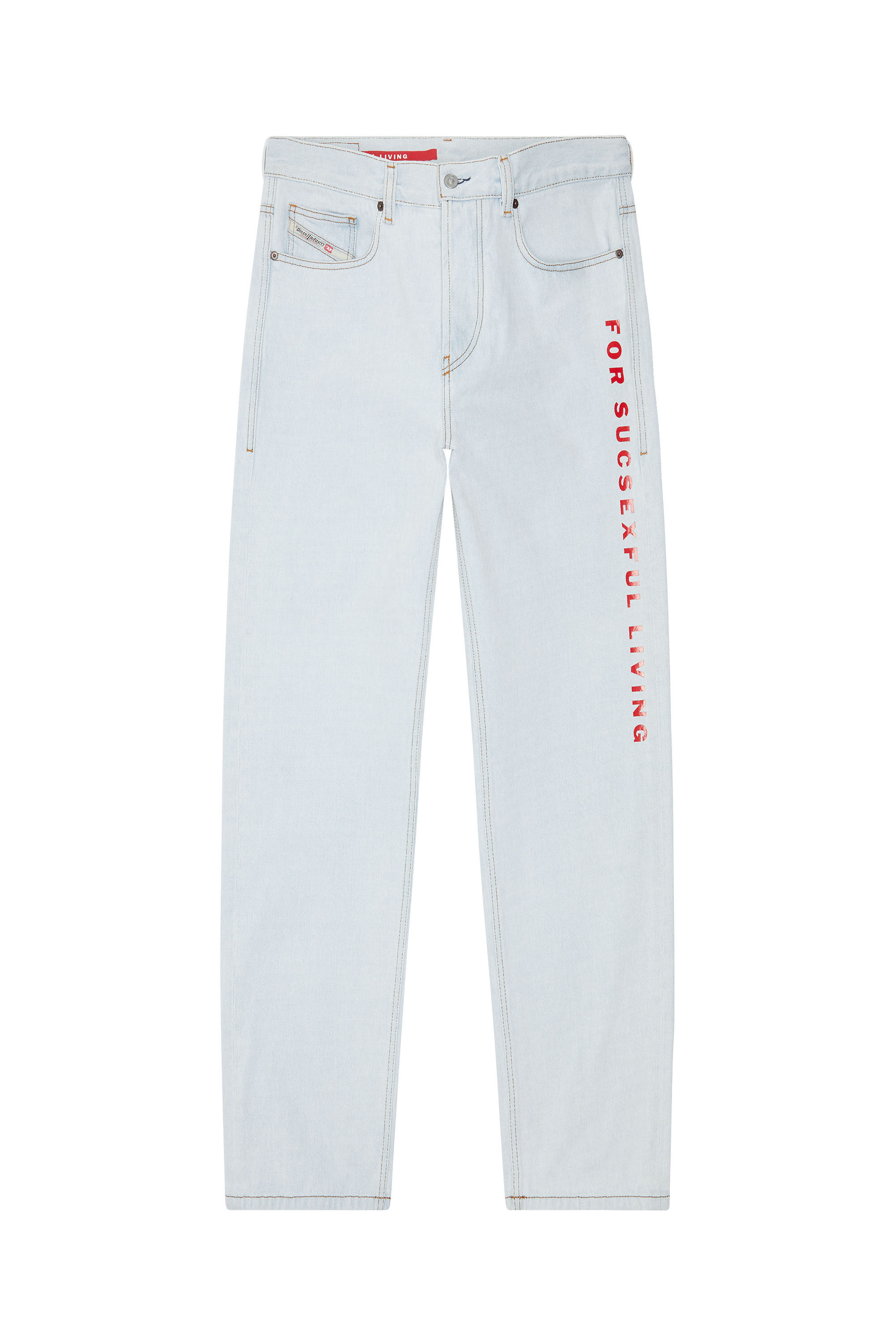 Diesel - Straight Jeans 2010 D-Macs 0079Z, Hellblau - Image 2