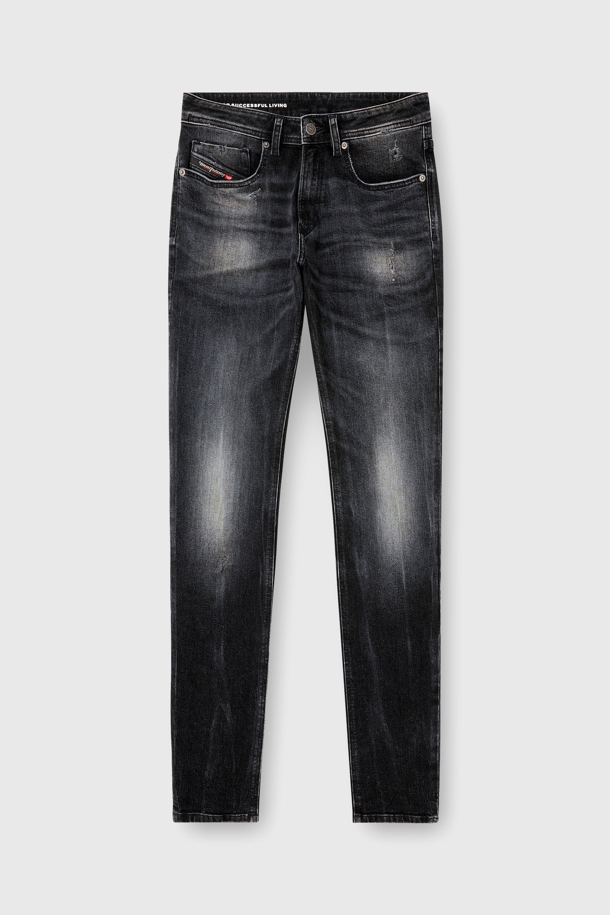 Diesel - Herren Skinny Jeans 1979 Sleenker 0DBDP, Schwarz/Dunkelgrau - 6