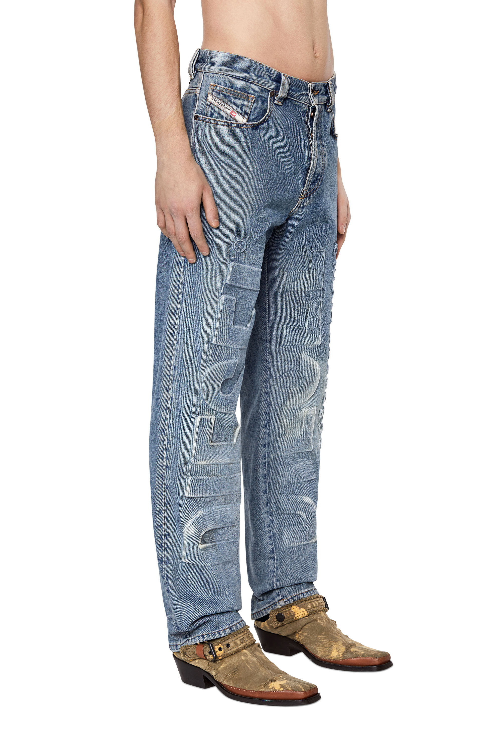 Diesel - 2010 D-Macs 007B9 Straight Jeans, Hellblau - Image 5