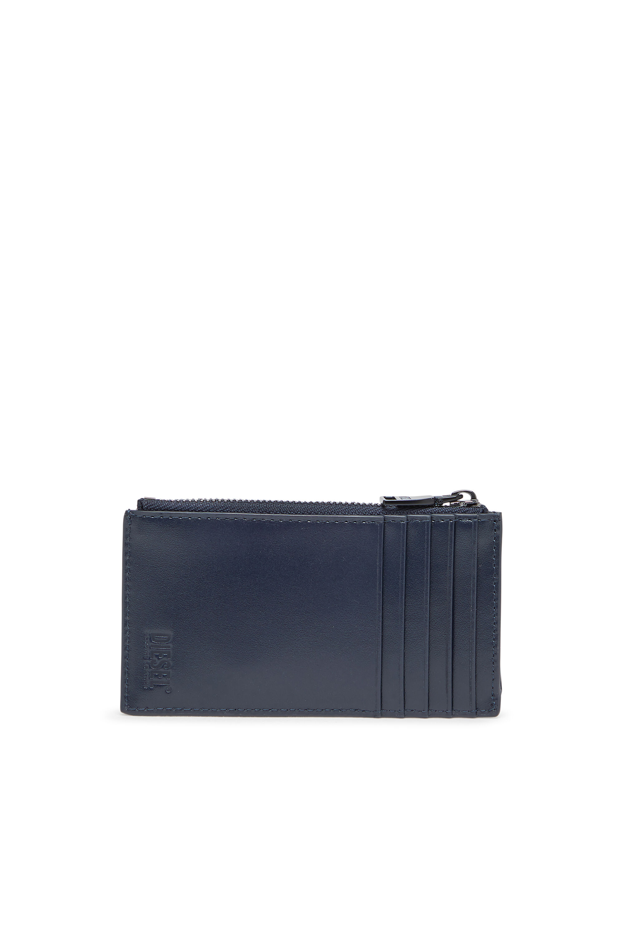Diesel - HOLI-D CARD HOLDER III, Herren Kartenetui aus Leder in Blau - 2