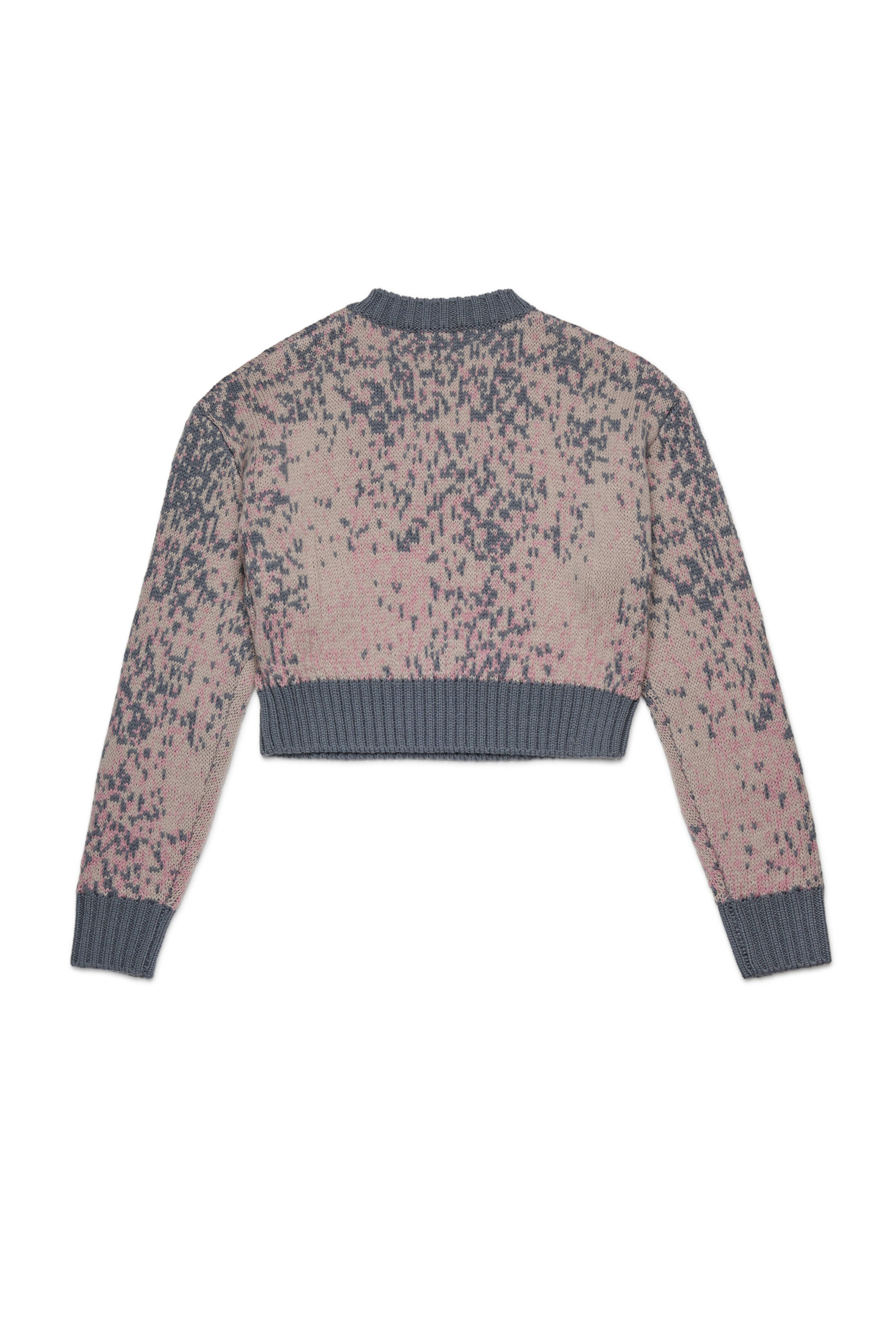 Diesel - KMRENZA, Damen Wollpullover mit V-Ausschnitt in Rosa - 2