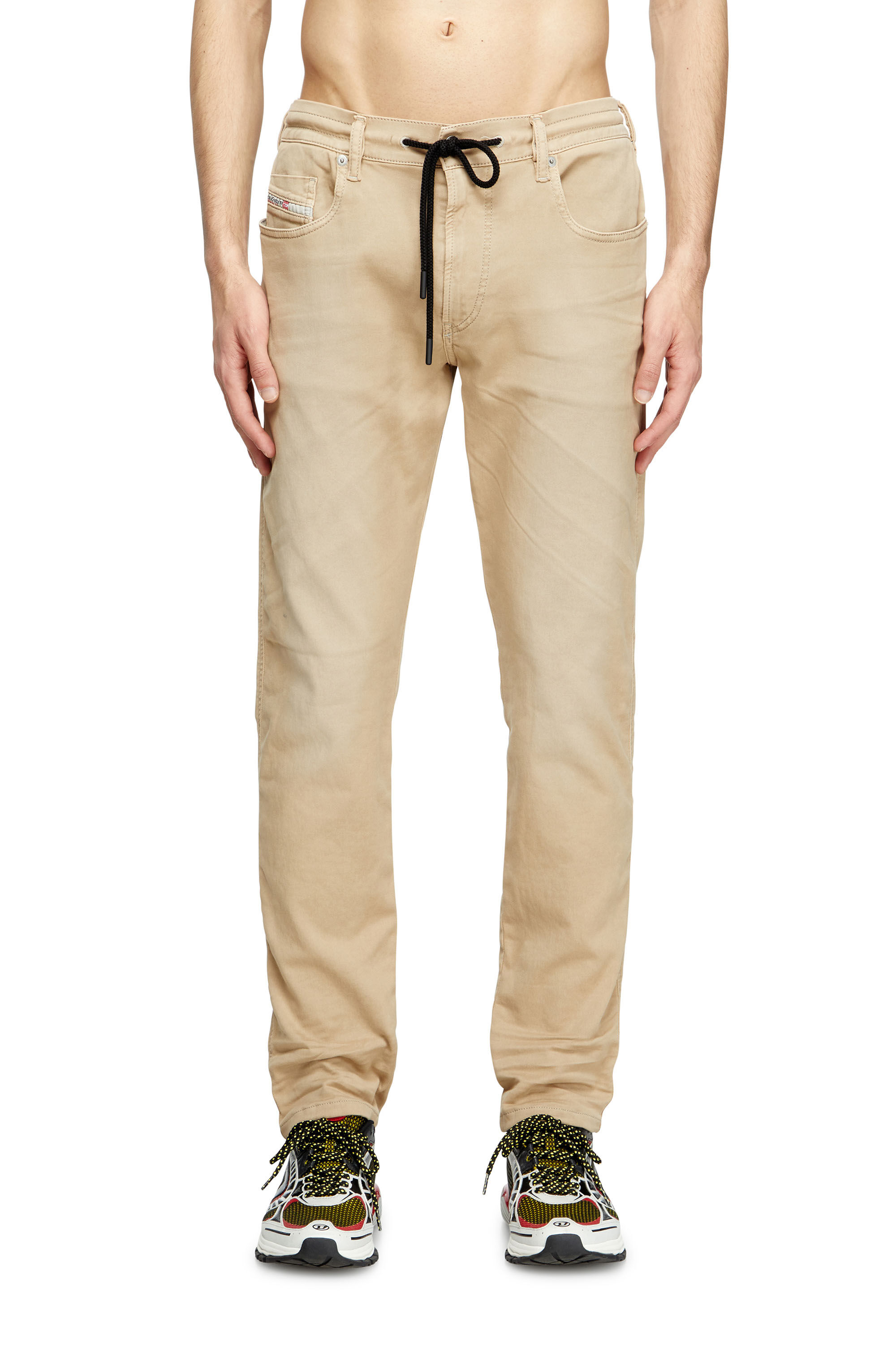 Diesel - Herren Slim 2060 D-Strukt Joggjeans® 0670M, Hellbraun - 3