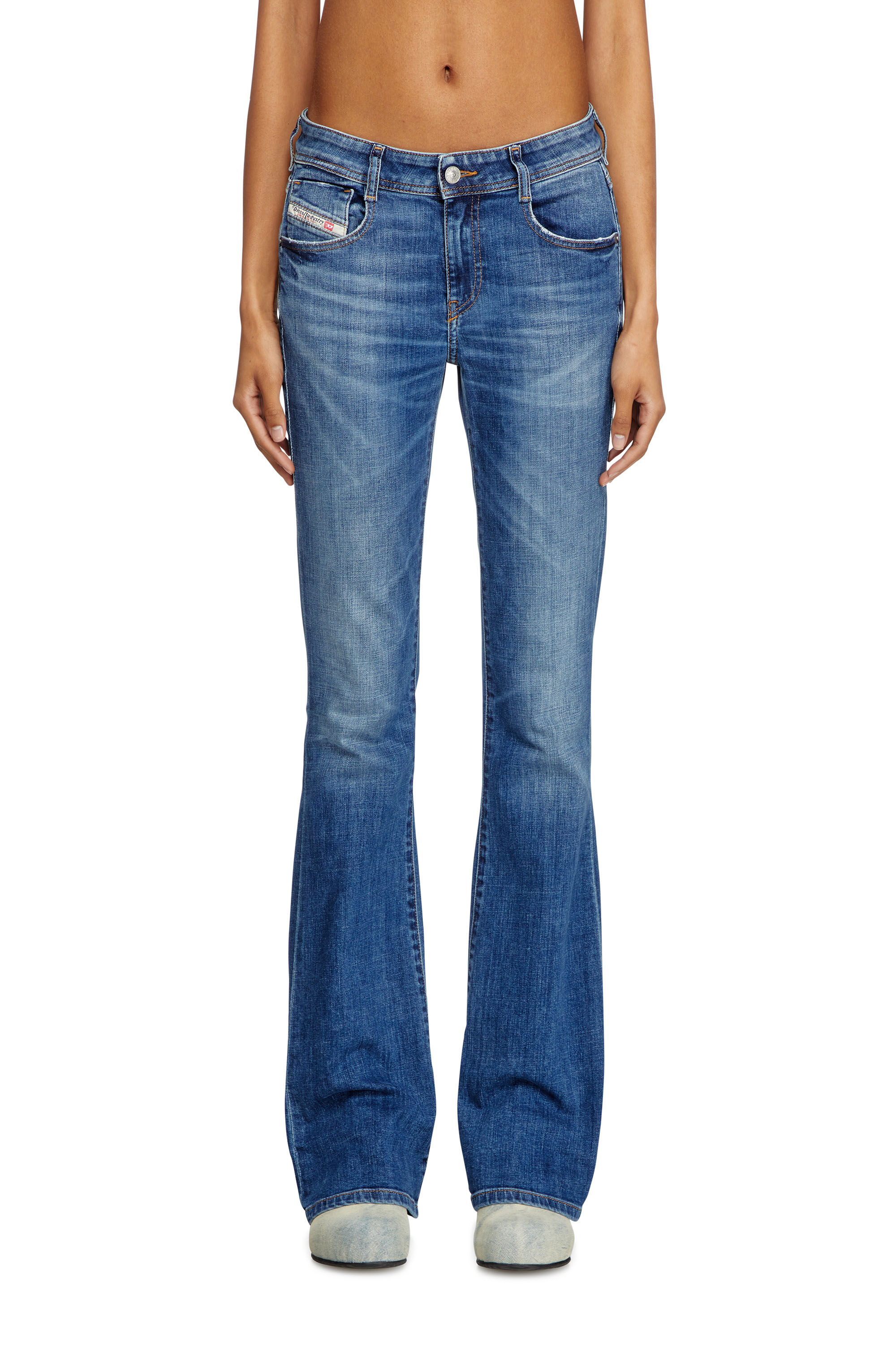 Diesel - Damen Bootcut Jeans 1969 D-Ebbey 09J33, Mittelblau - 3