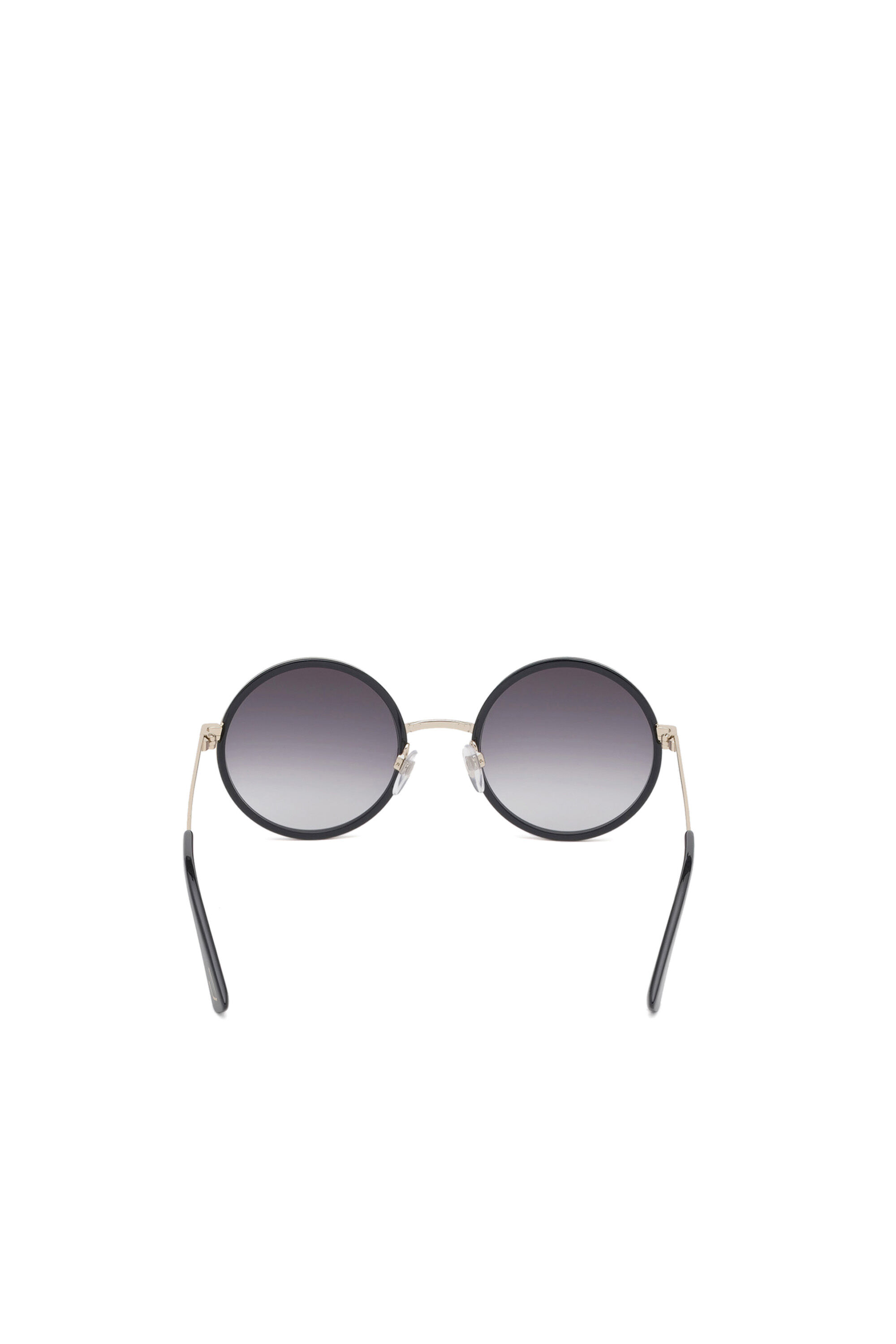 Diesel - DL0276, Damen Sonnenbrille aus acetat mit runden gläsern in Schwarz/Gold - 3