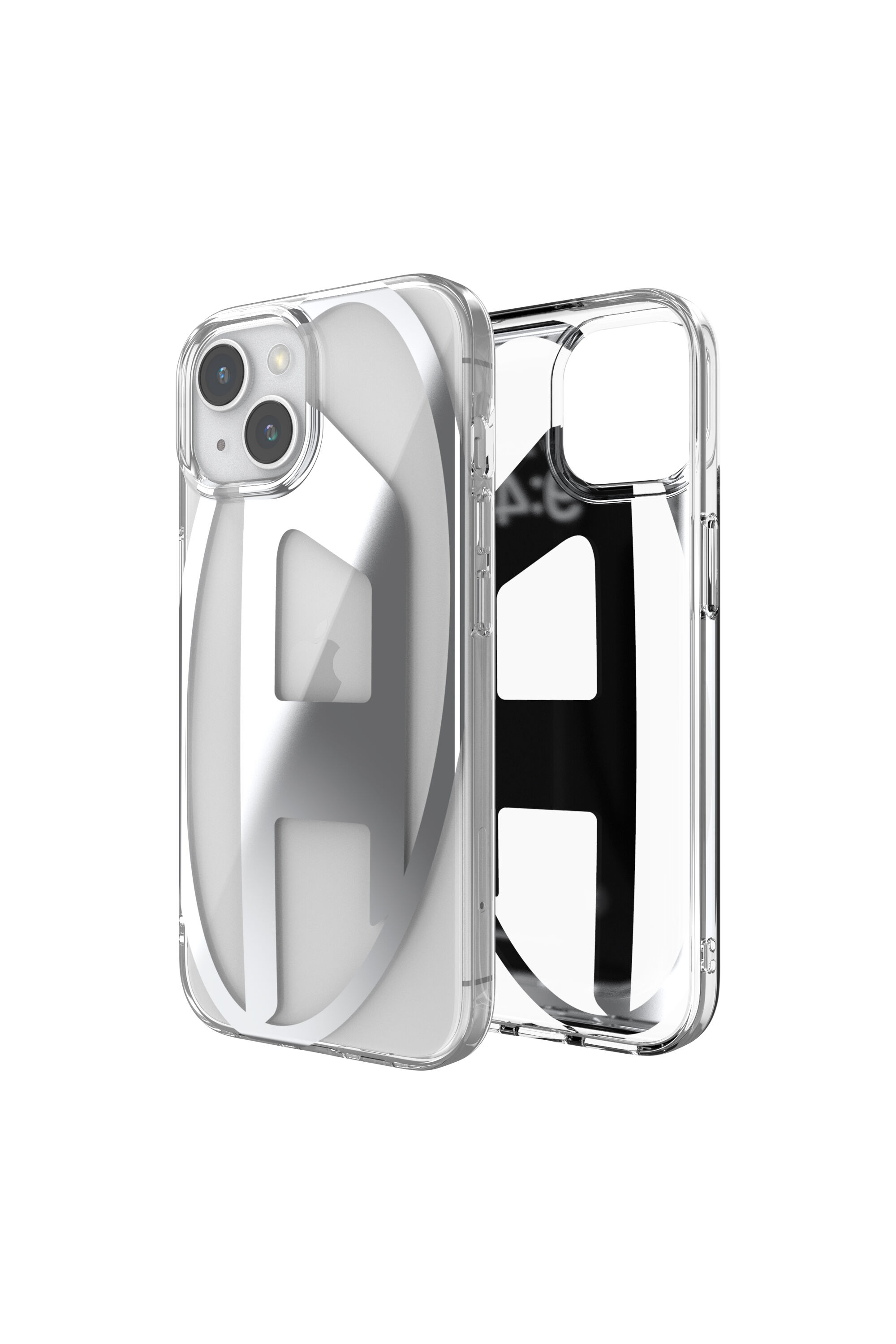Diesel - 54201 MOULDED CASE, Unisex Handycase transparent D iP15 in Silber - 1