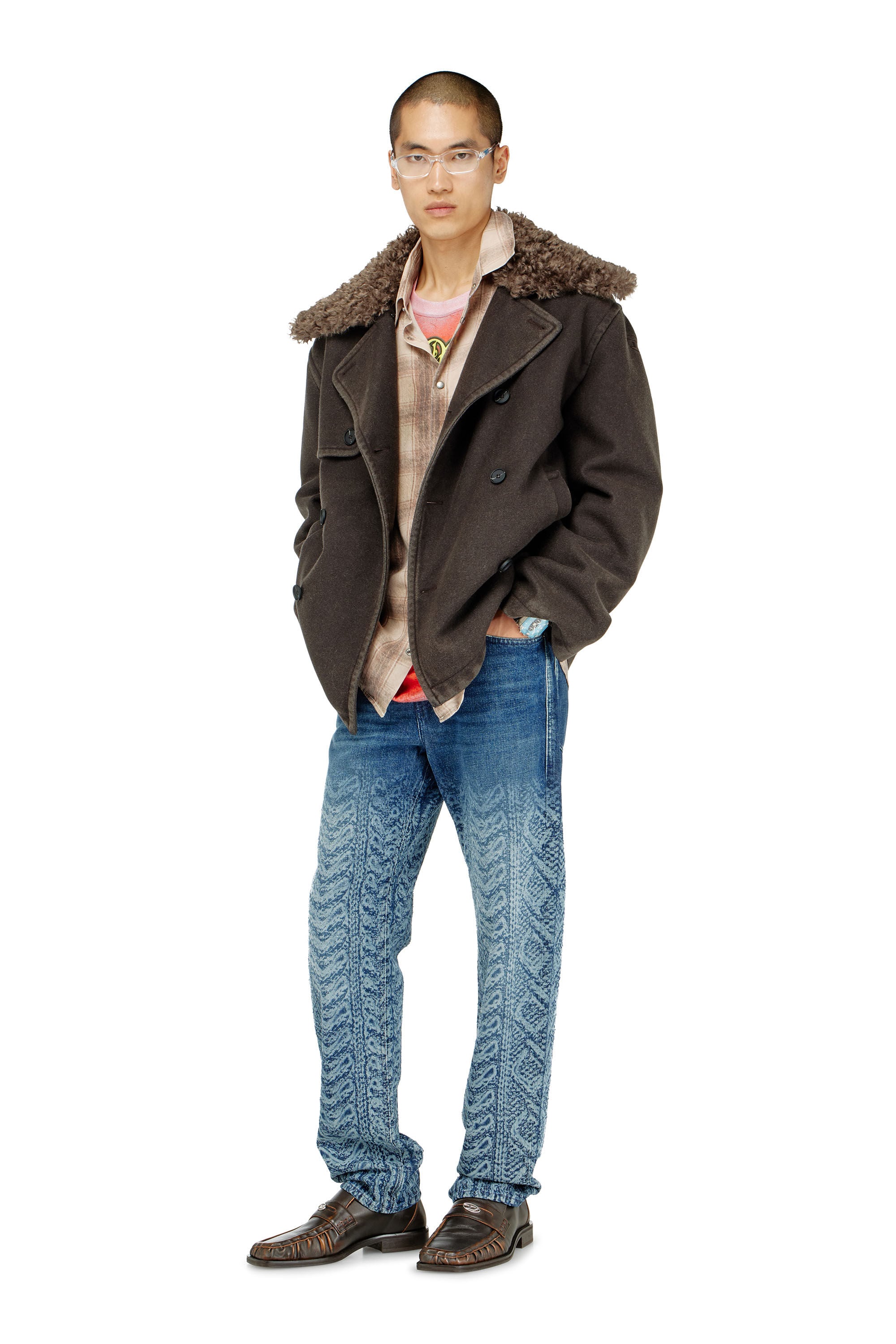 Diesel - Herren Regular Jeans 2024 D-Macs 007EV, Dunkelblau - 1