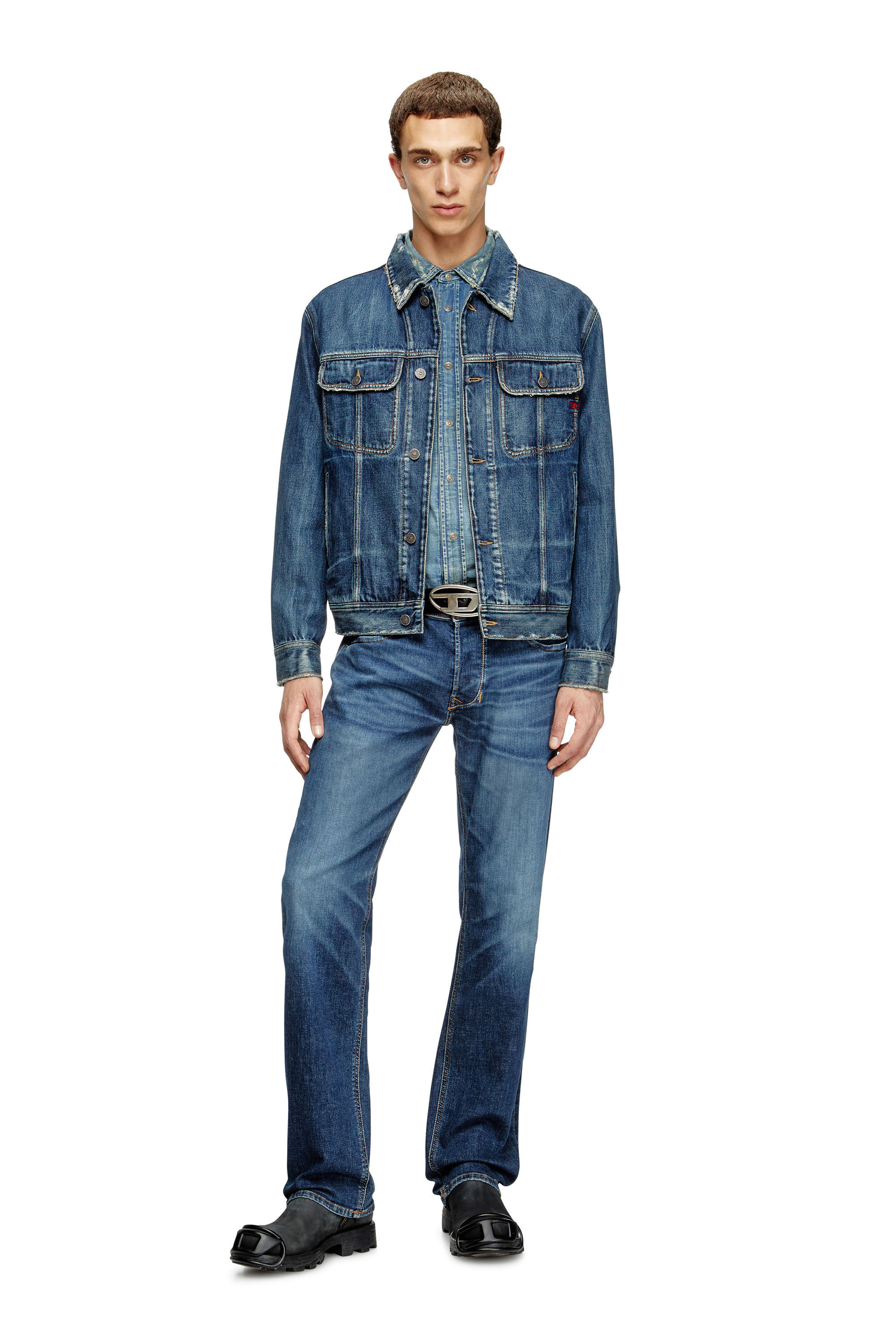 Diesel - Herren Regular Jeans 1985 Larkee 09J47, Dunkelblau - 1