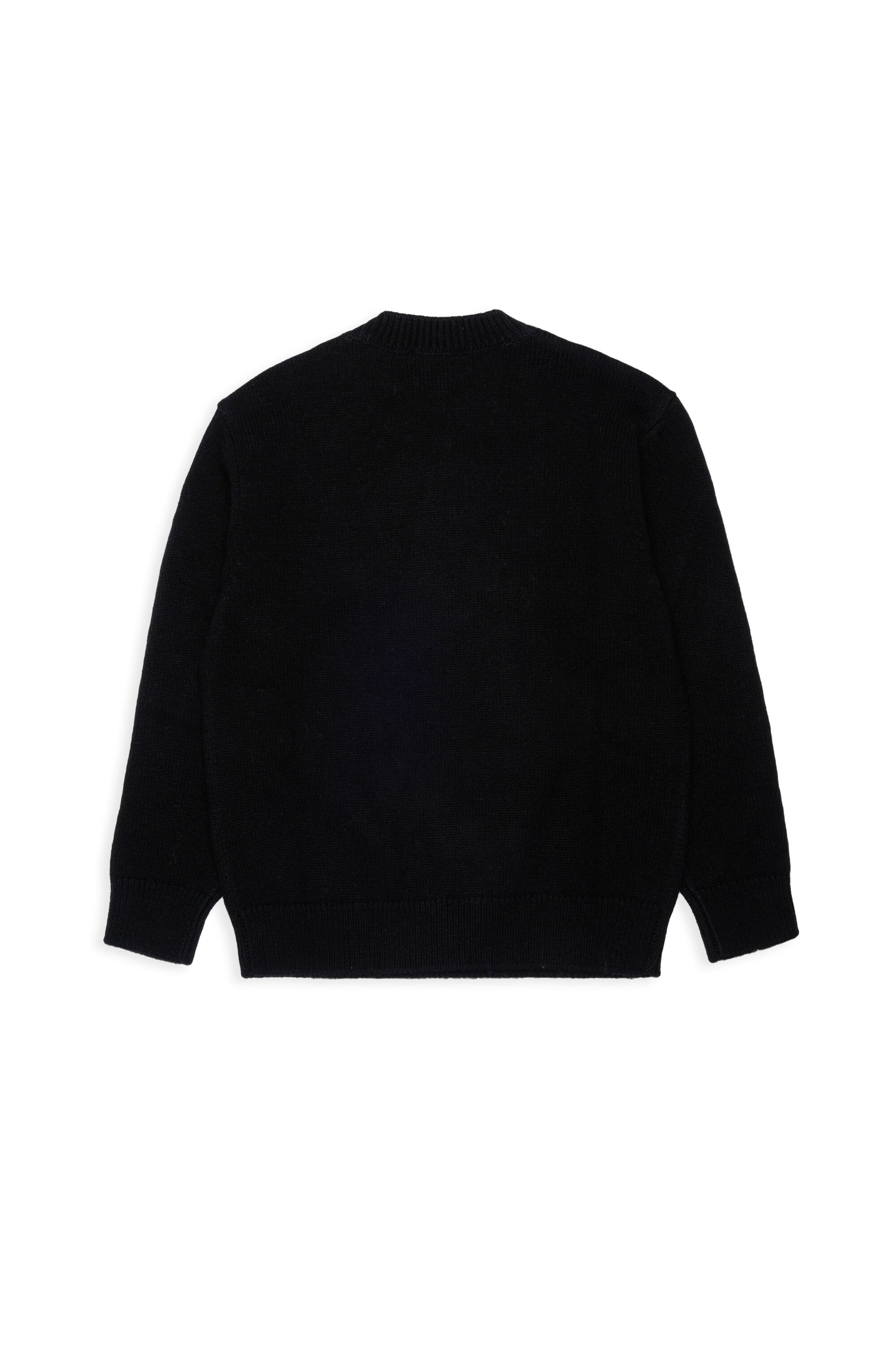Diesel - KONZI OVER, Herren Pullover mit Kaschmir-Anteil und destroyed logo in Schwarz - 2