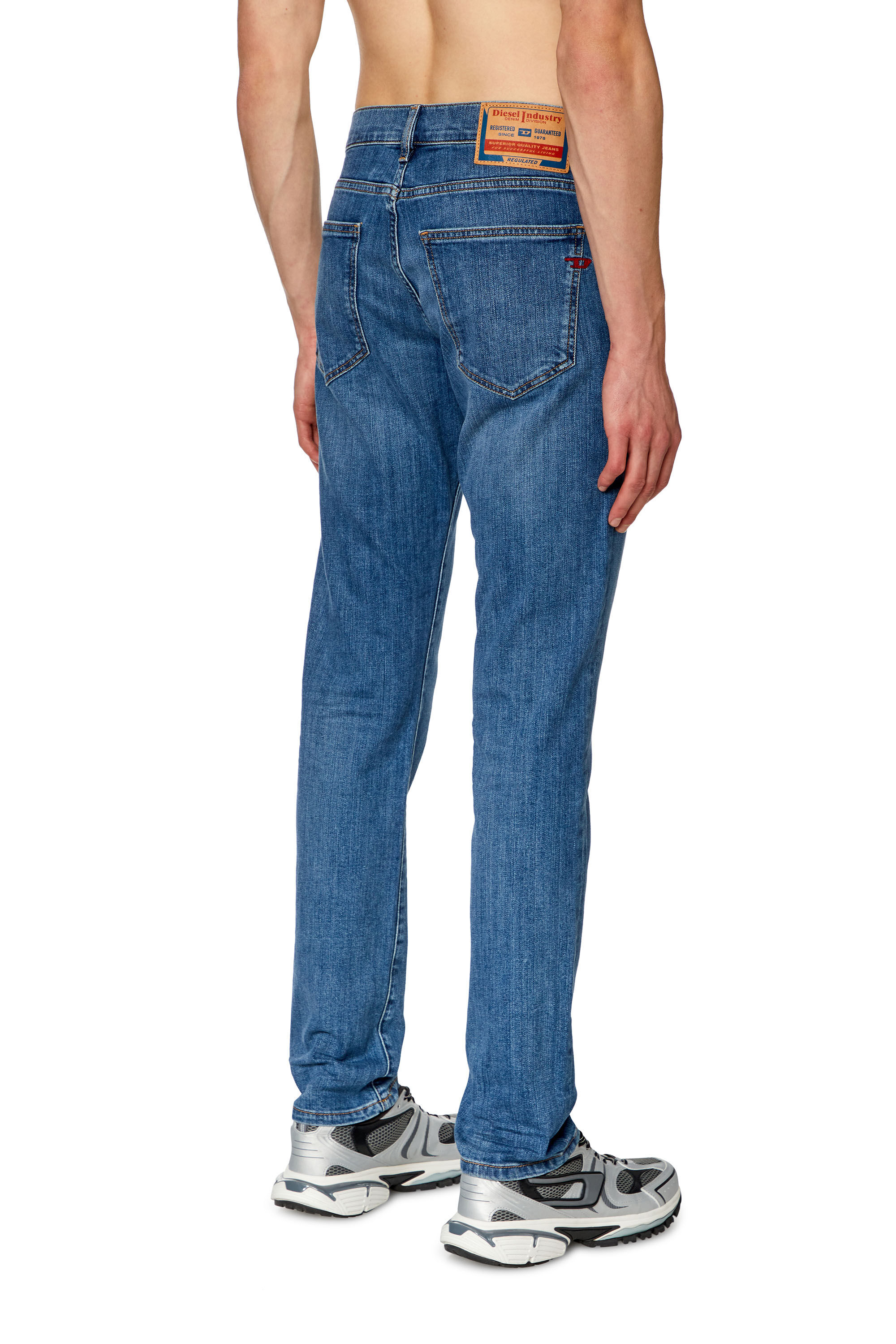 Diesel - Herren Slim Jeans 2019 D-Strukt 0KIAL, Hellblau - Image 3