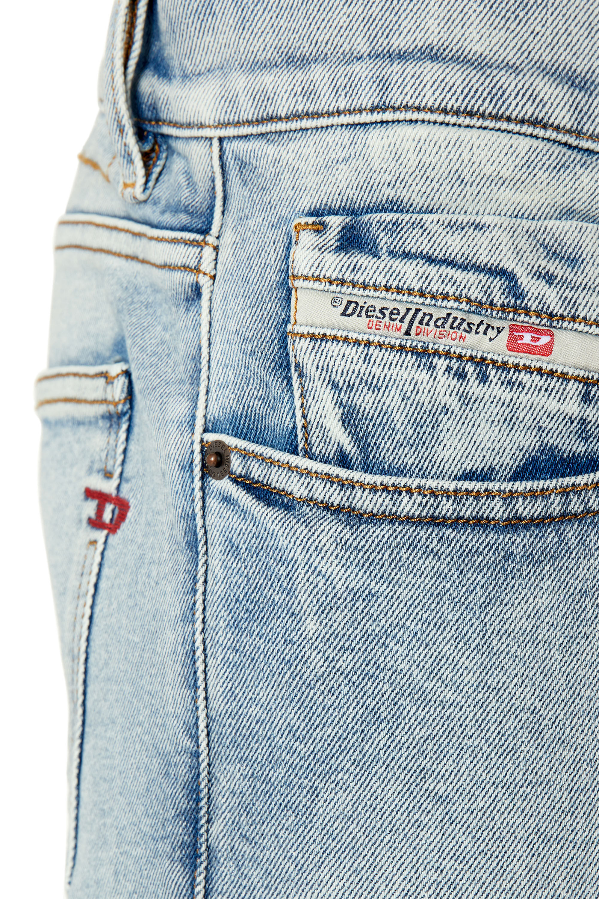 Diesel - Slim Jeans 2019 D-Strukt 9C08L, Hellblau - Image 5