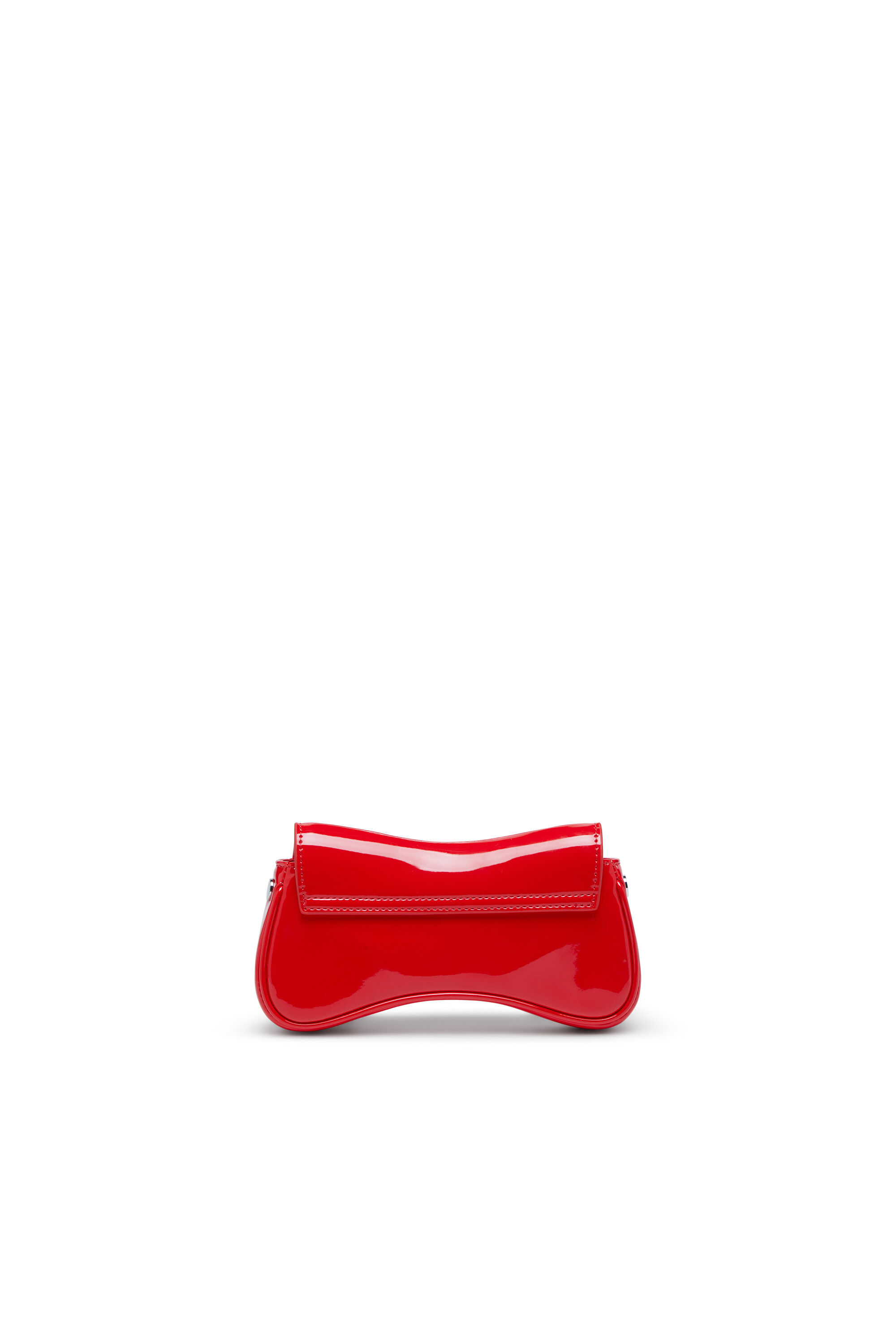 Diesel - PLAY CROSSBODY XS, Damen Play-Kleine Umh&auml;ngetasche aus gl&auml;nzend in Rot - 3