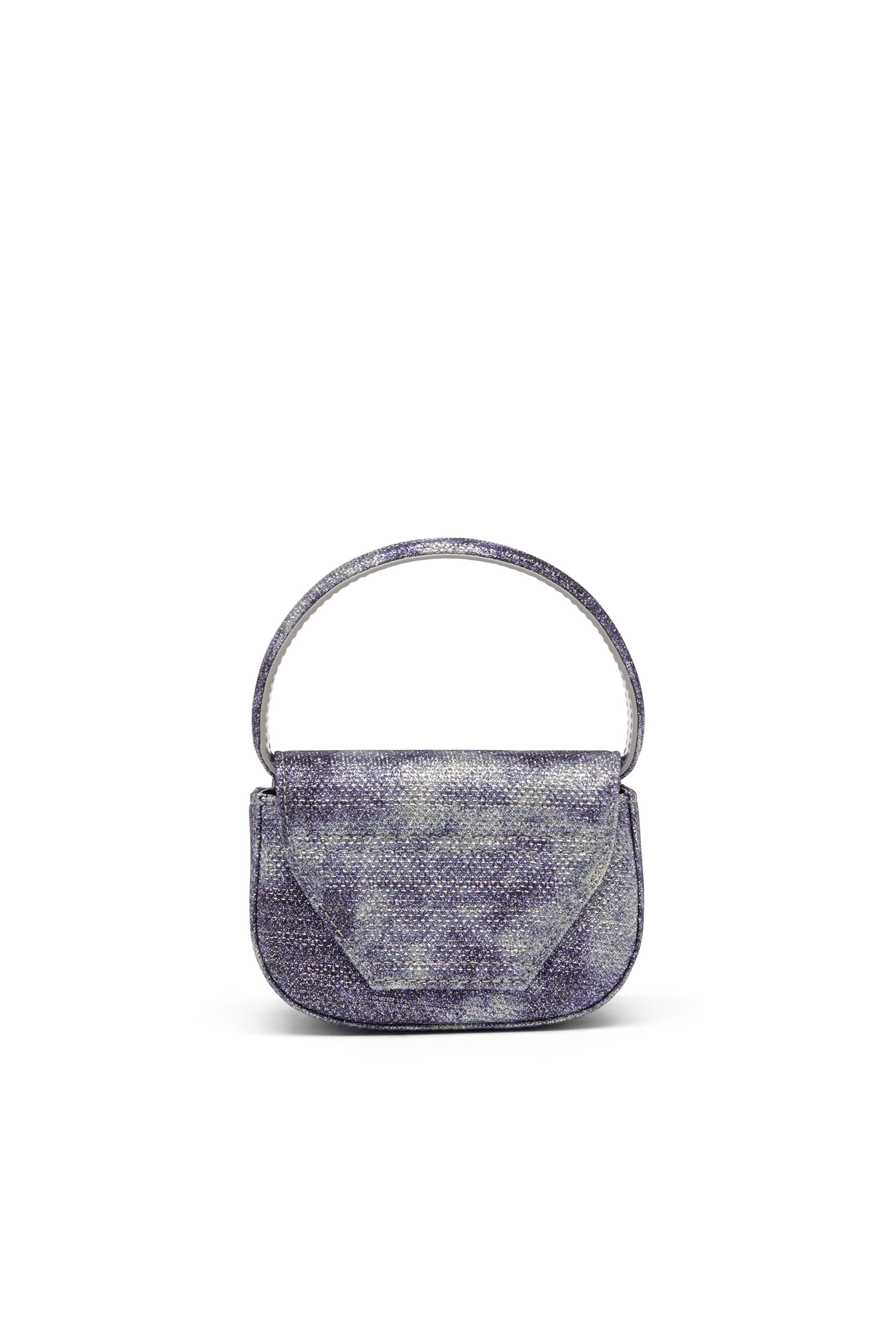 Diesel - 1DR XS, Damen 1DR Xs-Ikonische Minitasche aus schimmerndem Stoff in Blau - 3