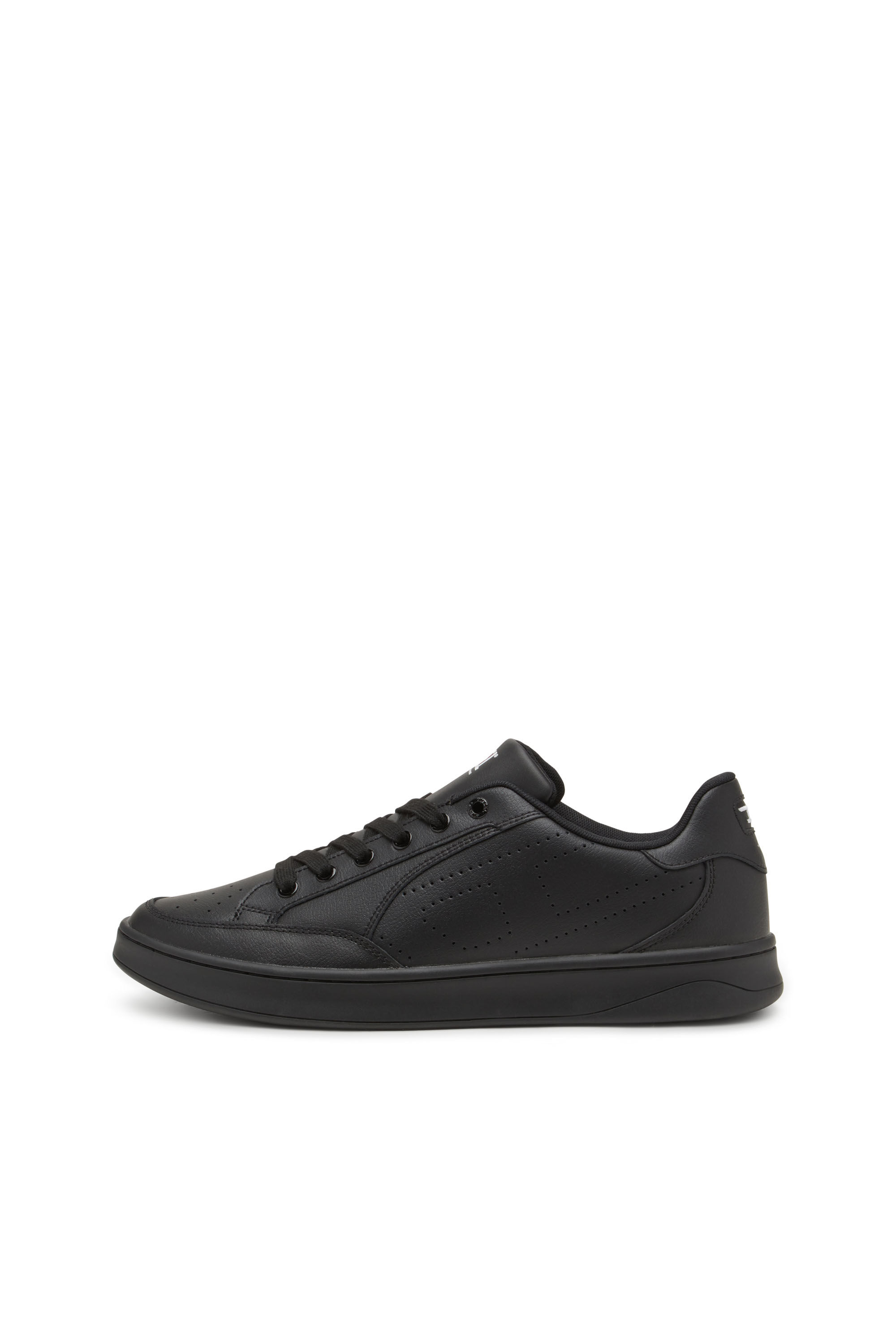 Diesel - S-DAKOTA LOW, Herren S-Dakota-Sneakers aus Leder mit perforiertem Logo in Schwarz - 7