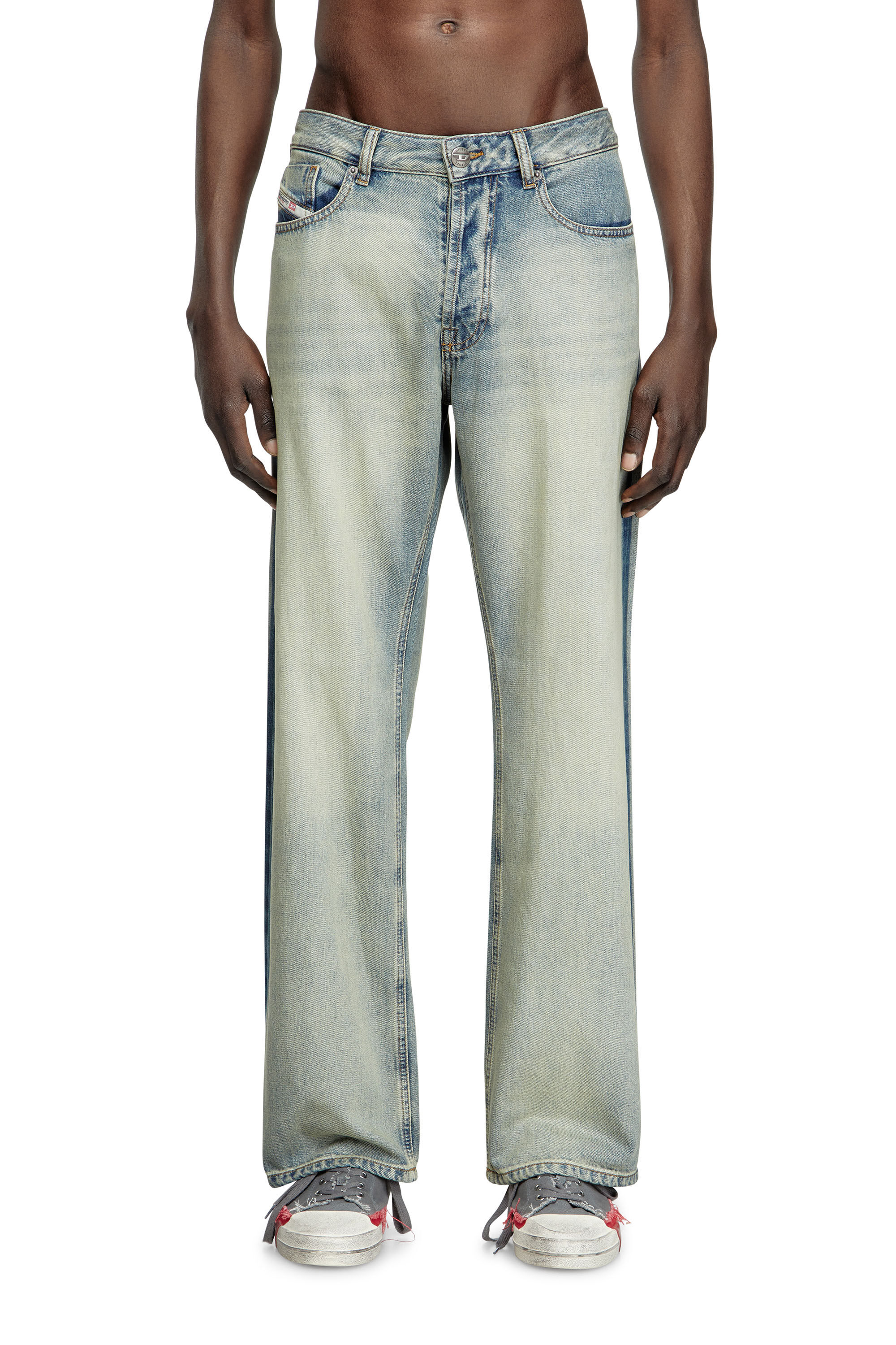 Diesel - Herren Relaxed Jeans 1980 D-Eeper 0ABDF, Hellblau - 3