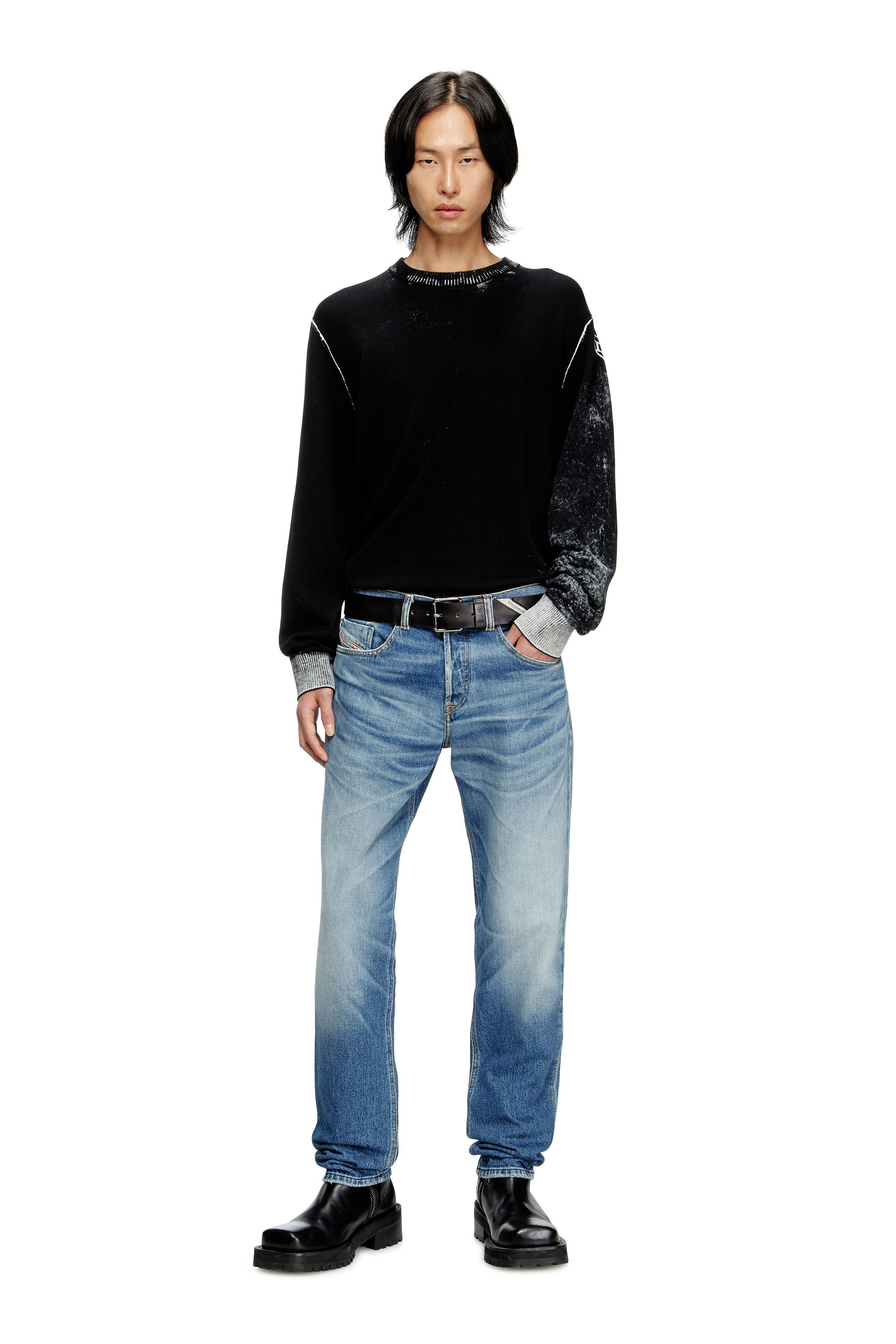 Diesel - Herren Regular Jeans 2023 D-Finitive 09M12, Mittelblau - 1