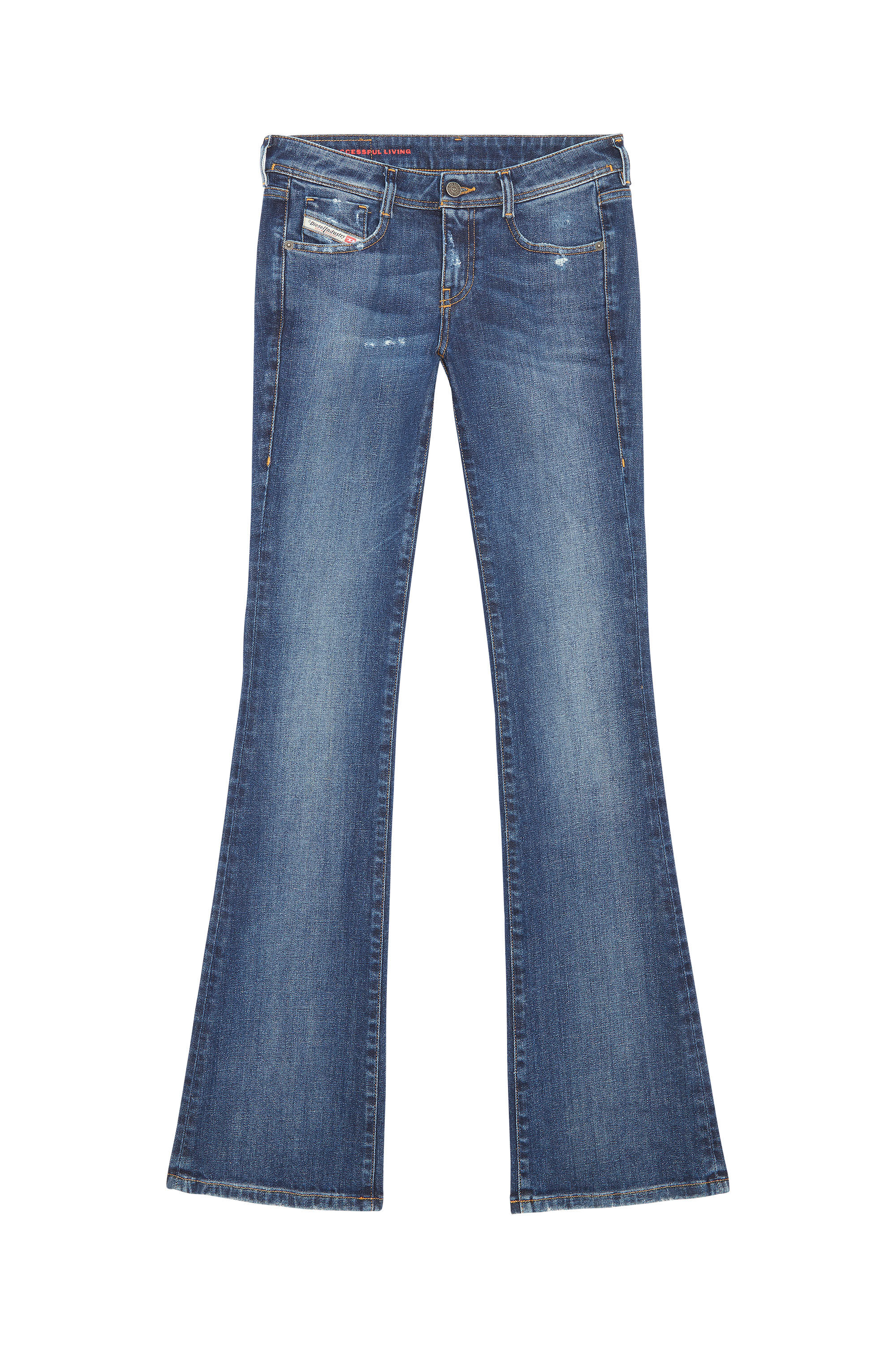 Diesel - 1969 D-EBBEY 09E45 Bootcut and Flare Jeans, Mittelblau - Image 2