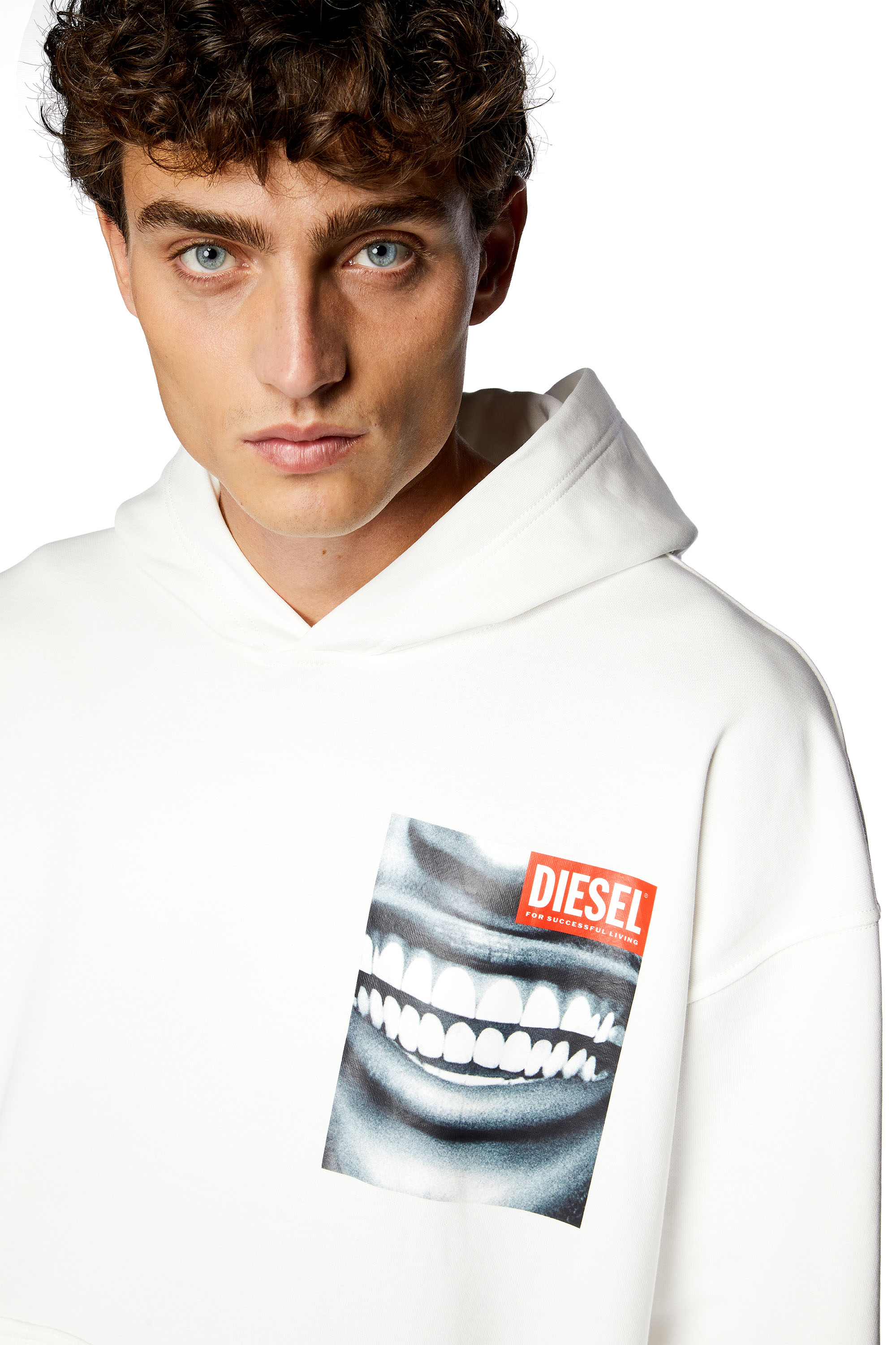 Diesel - S-MACS-HOOD-POFF-L1, Weiß - Image 5