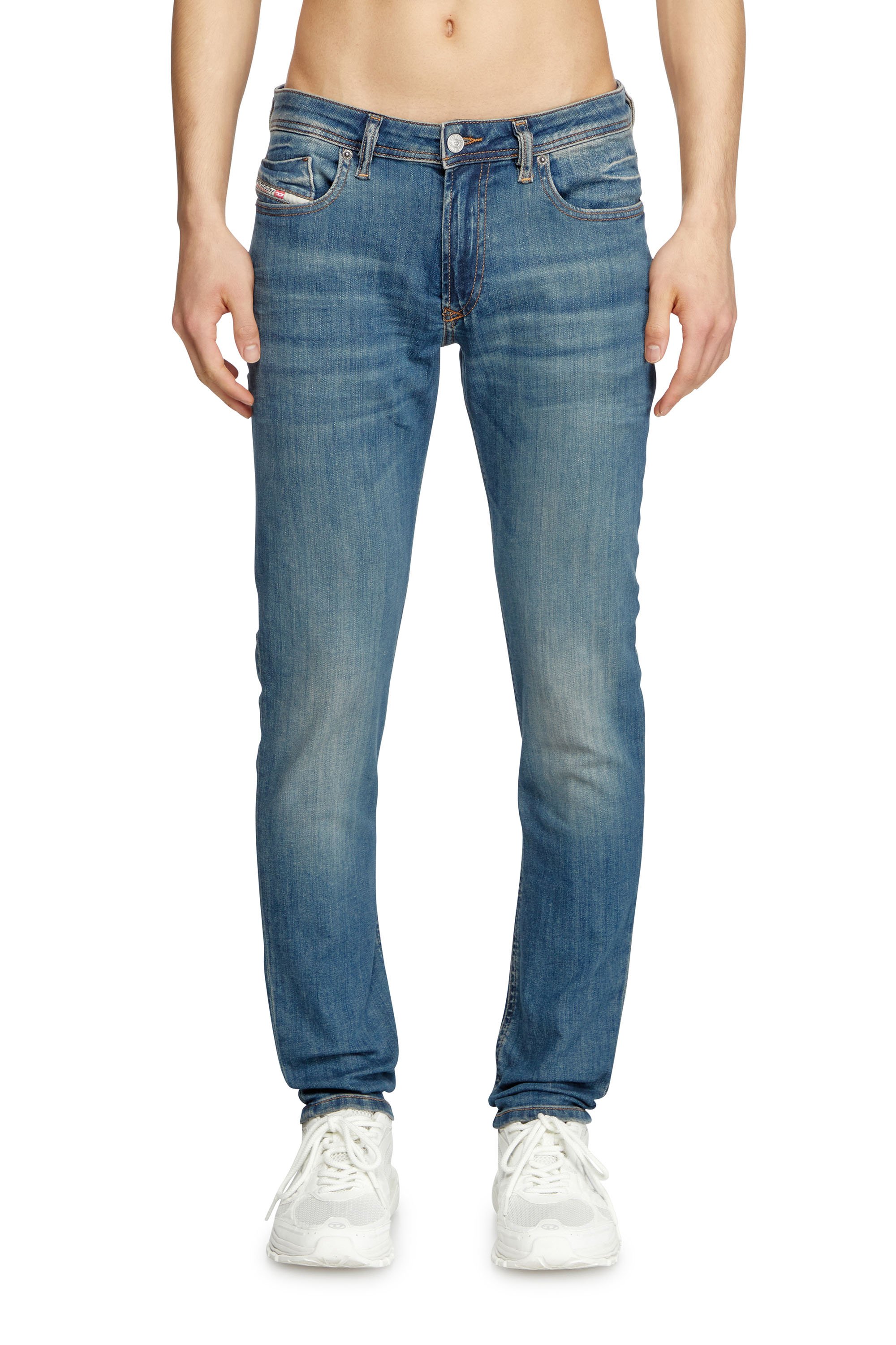 Diesel - Herren Skinny Jeans 1979 Sleenker 0BMBT, Mittelblau - 2