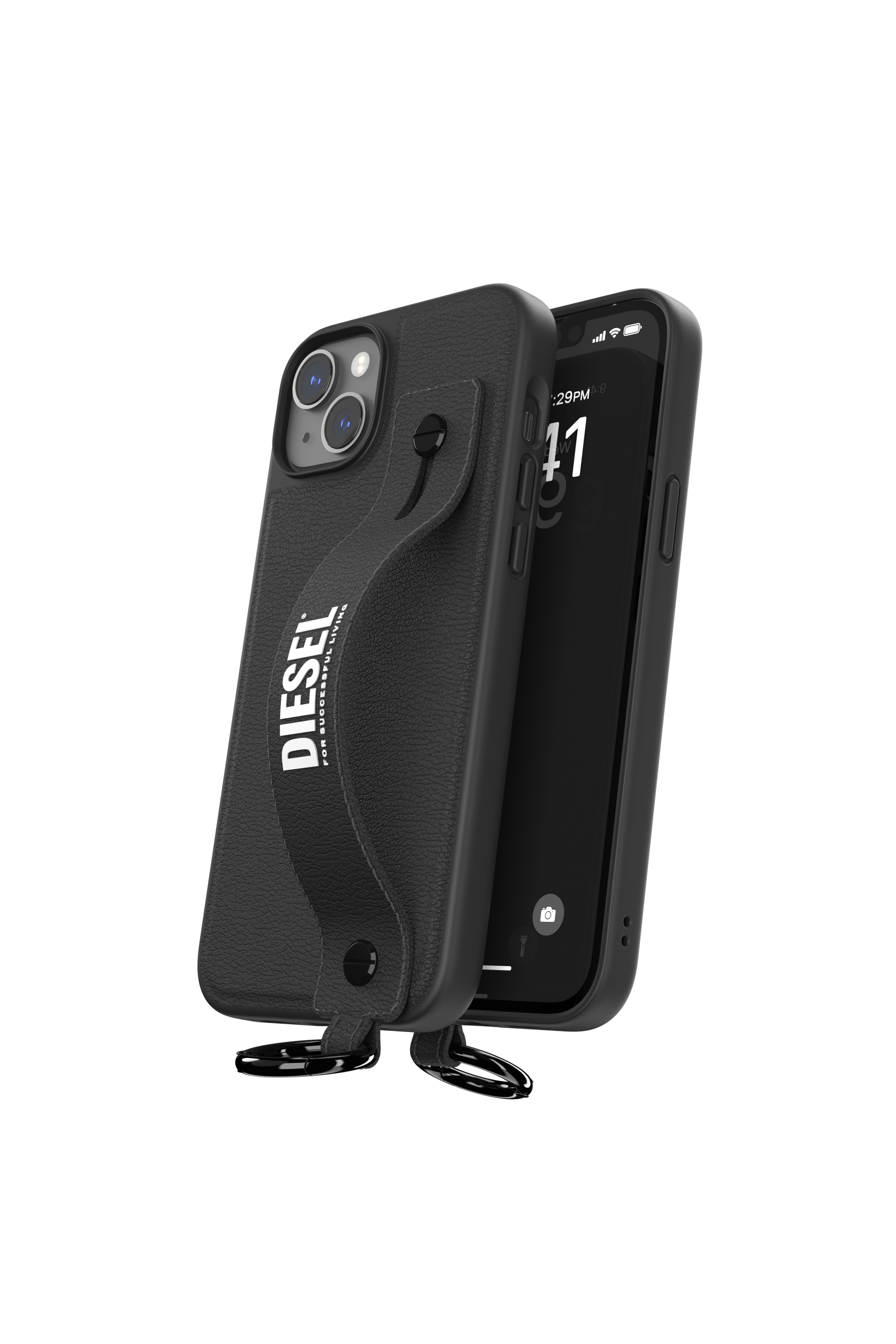 Diesel - 50285 MOULDED CASE, Unisex Handstrap Case for iPhone 14 Plus in Schwarz - 3
