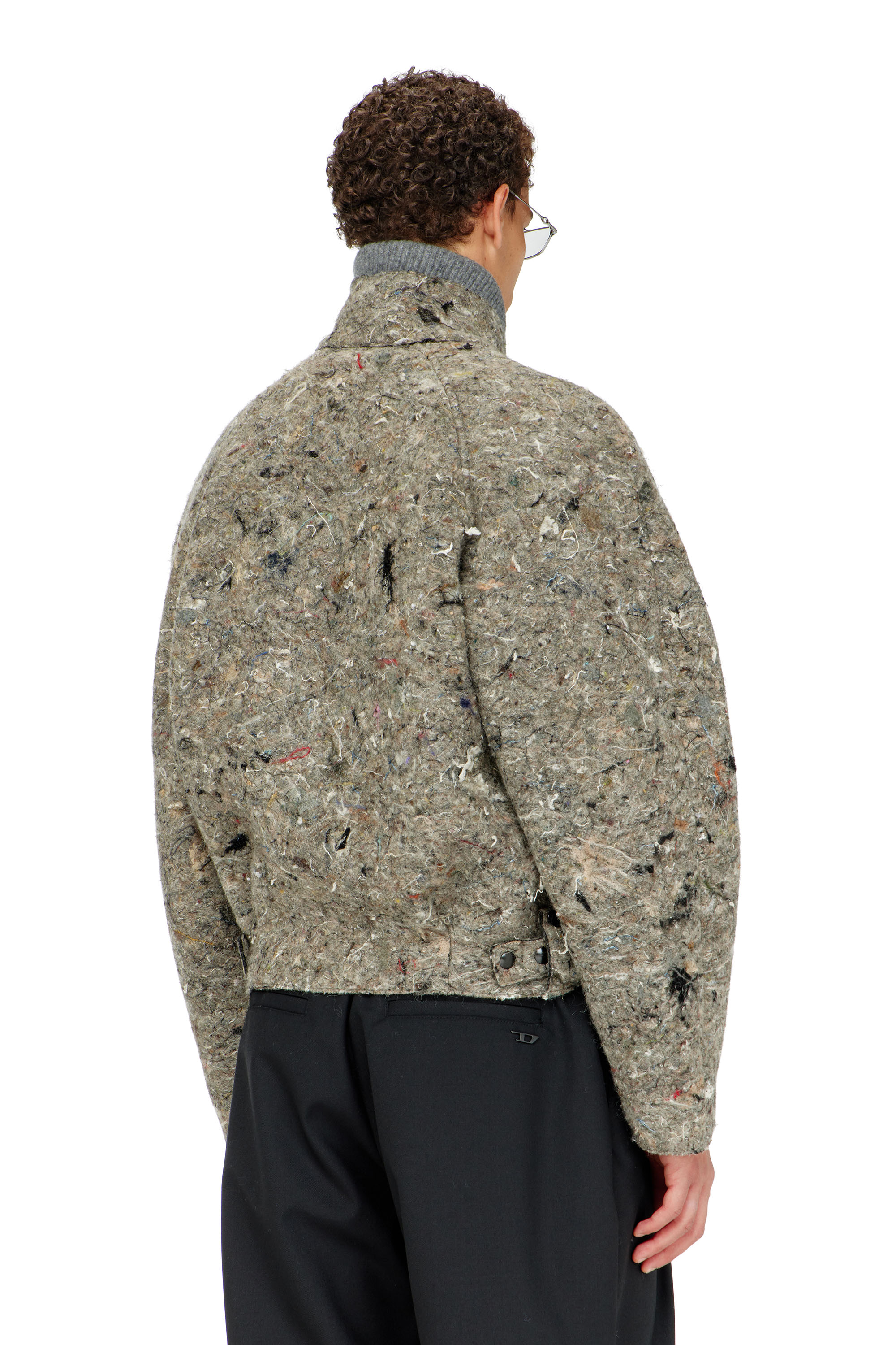 Diesel - J-DISTEM, Herren Upcycled Filzjacke in null - 3