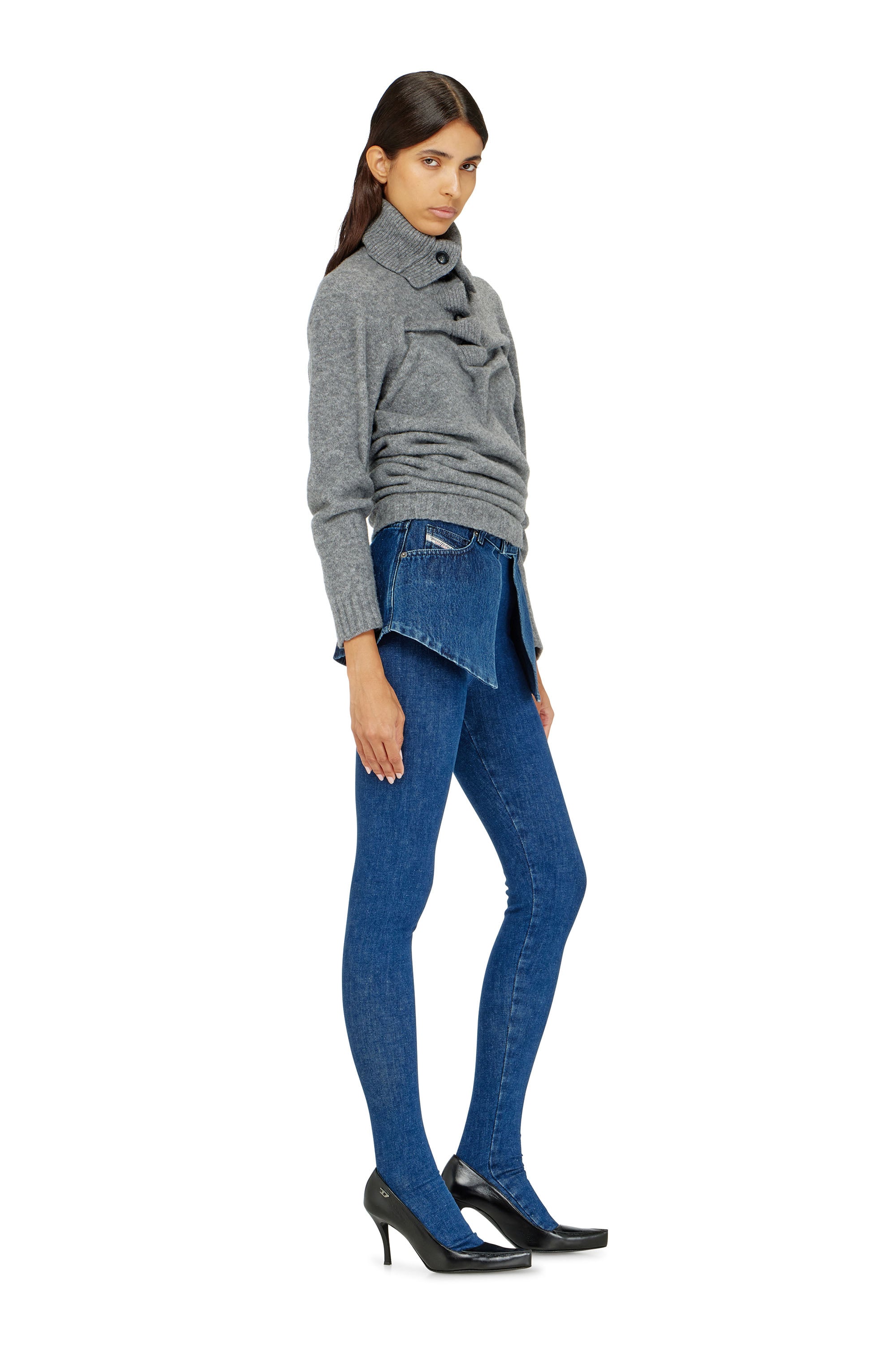 Diesel - Damen Skinny Jeans D-Spika 09R31, Dunkelblau - 2