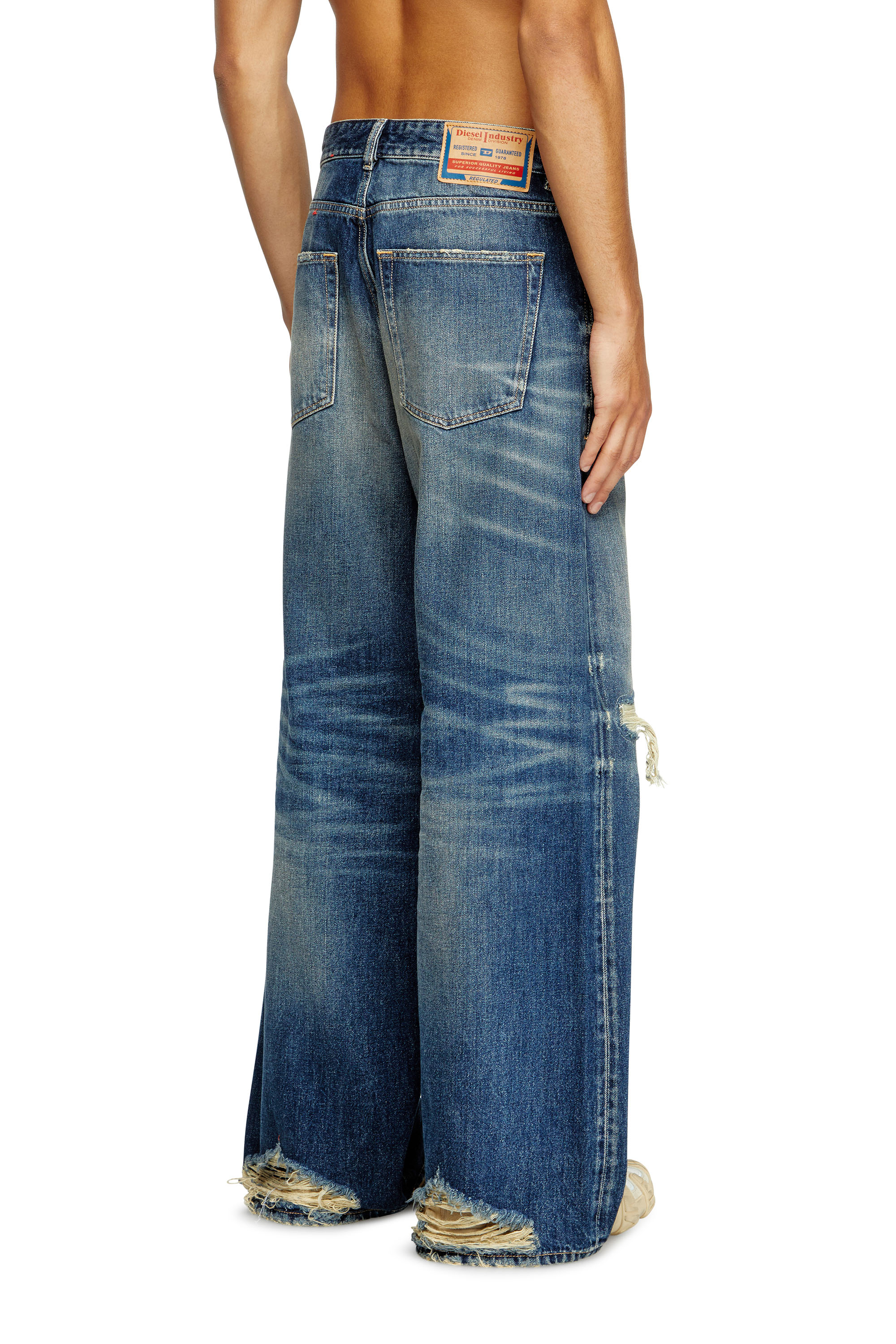 Diesel - Herren Relaxed Jeans D-Rise 09J95, Dunkelblau - 4