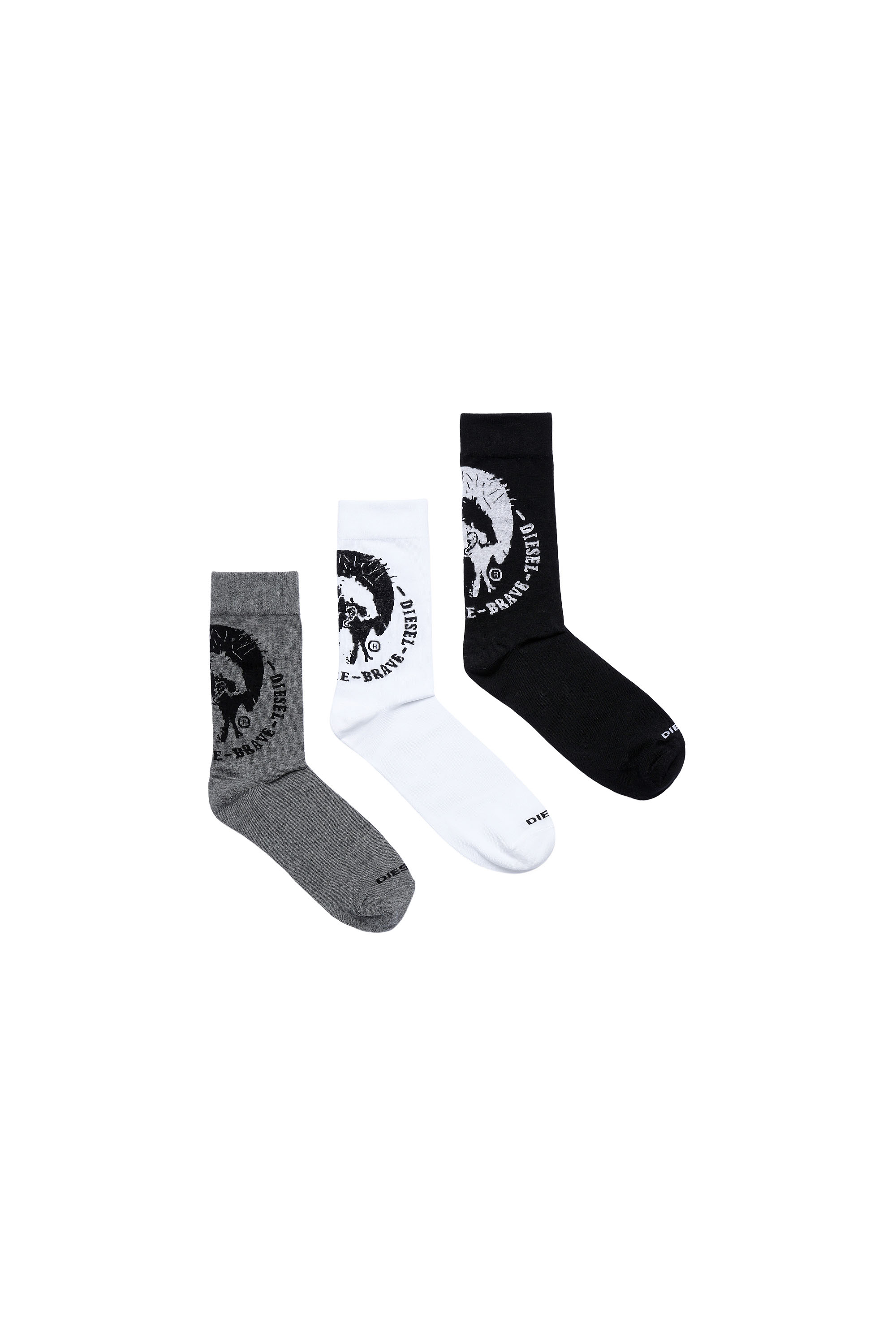SKM-RAY-THREEPACK, Bunt/Schwarz - Strümpfe