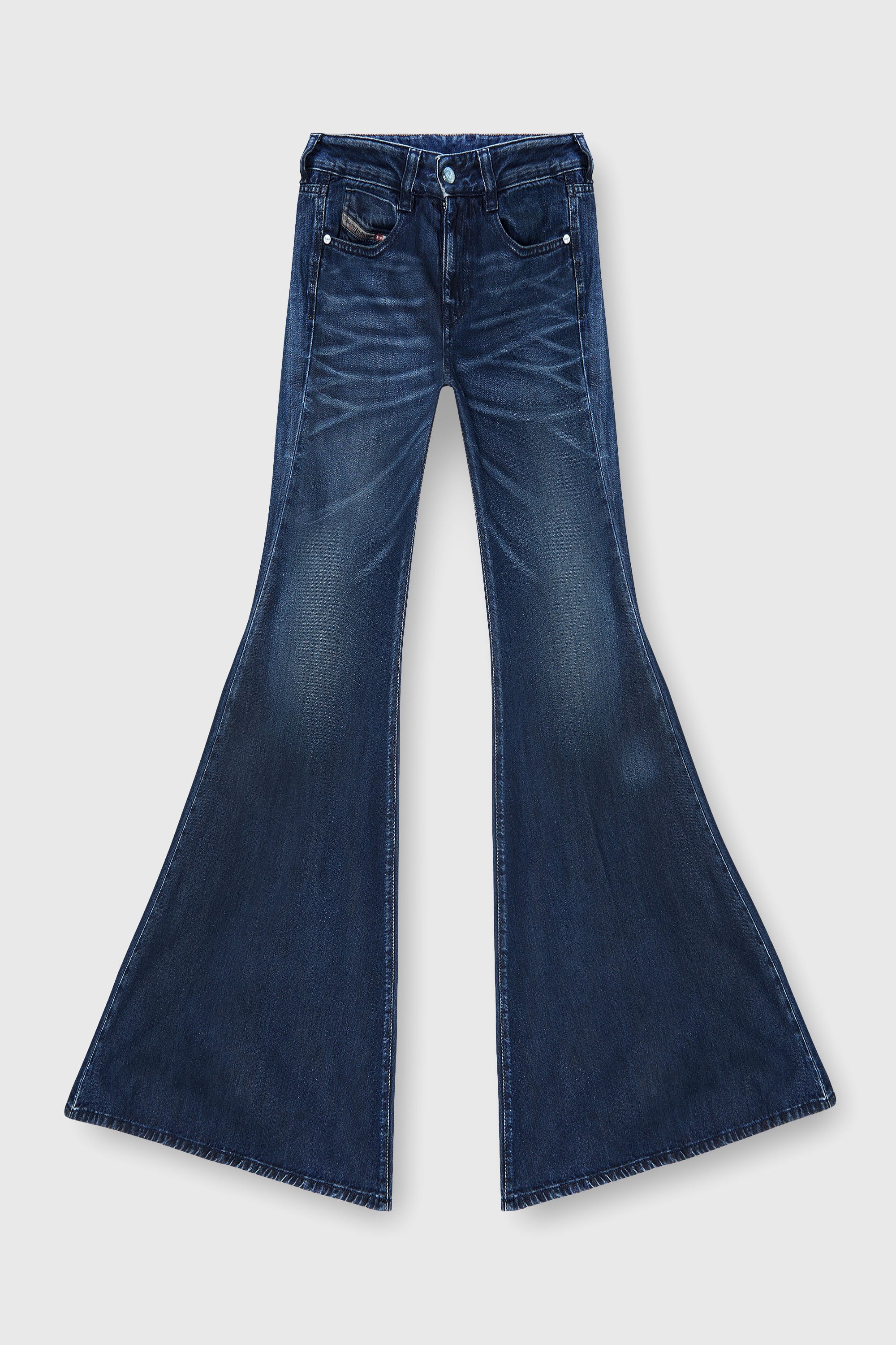 Diesel - Damen Flare Jeans 1970 D-Bleess 09N21, Dunkelblau - 6