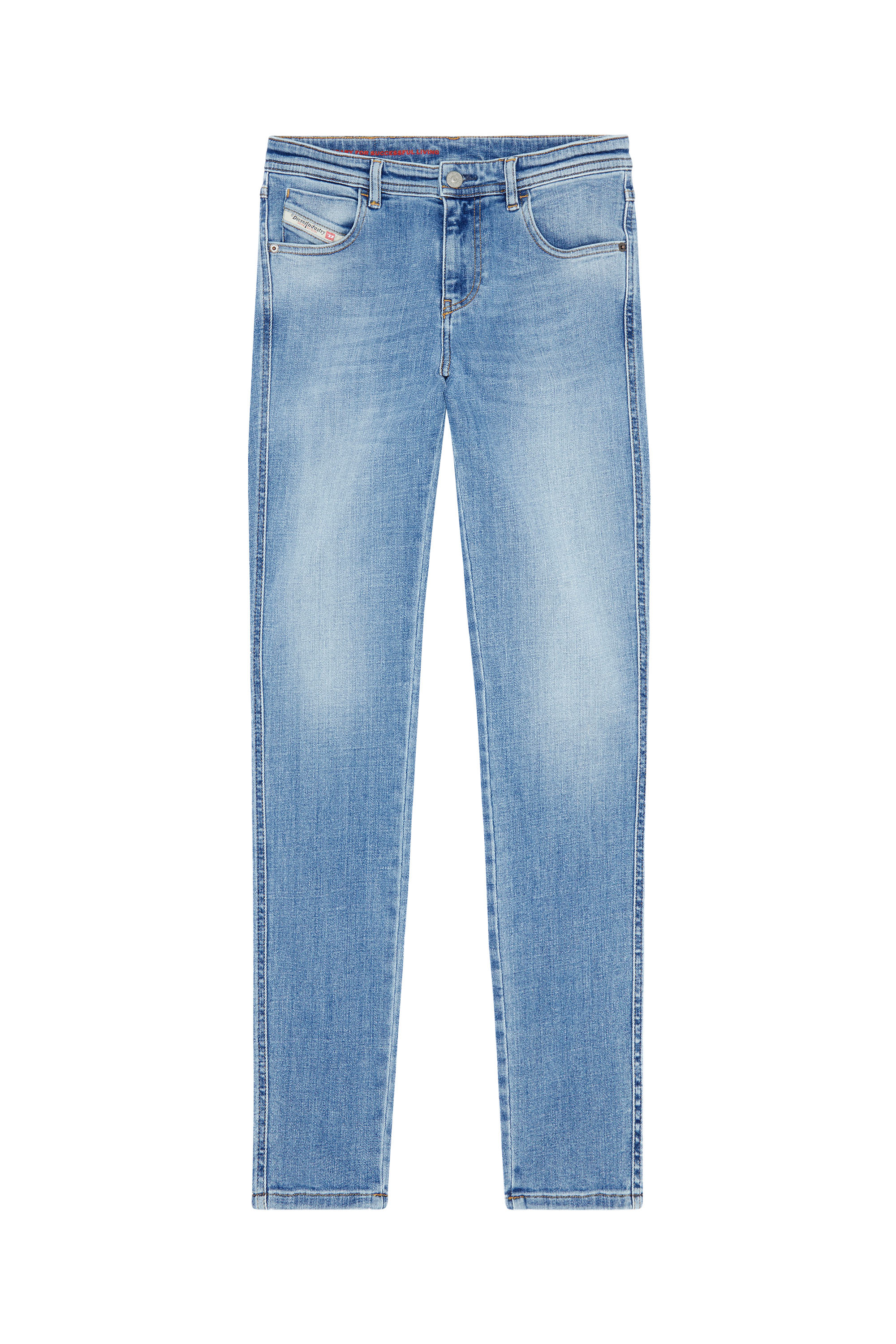 Diesel - Skinny Jeans 2015 Babhila 09C01, Mittelblau - Image 5