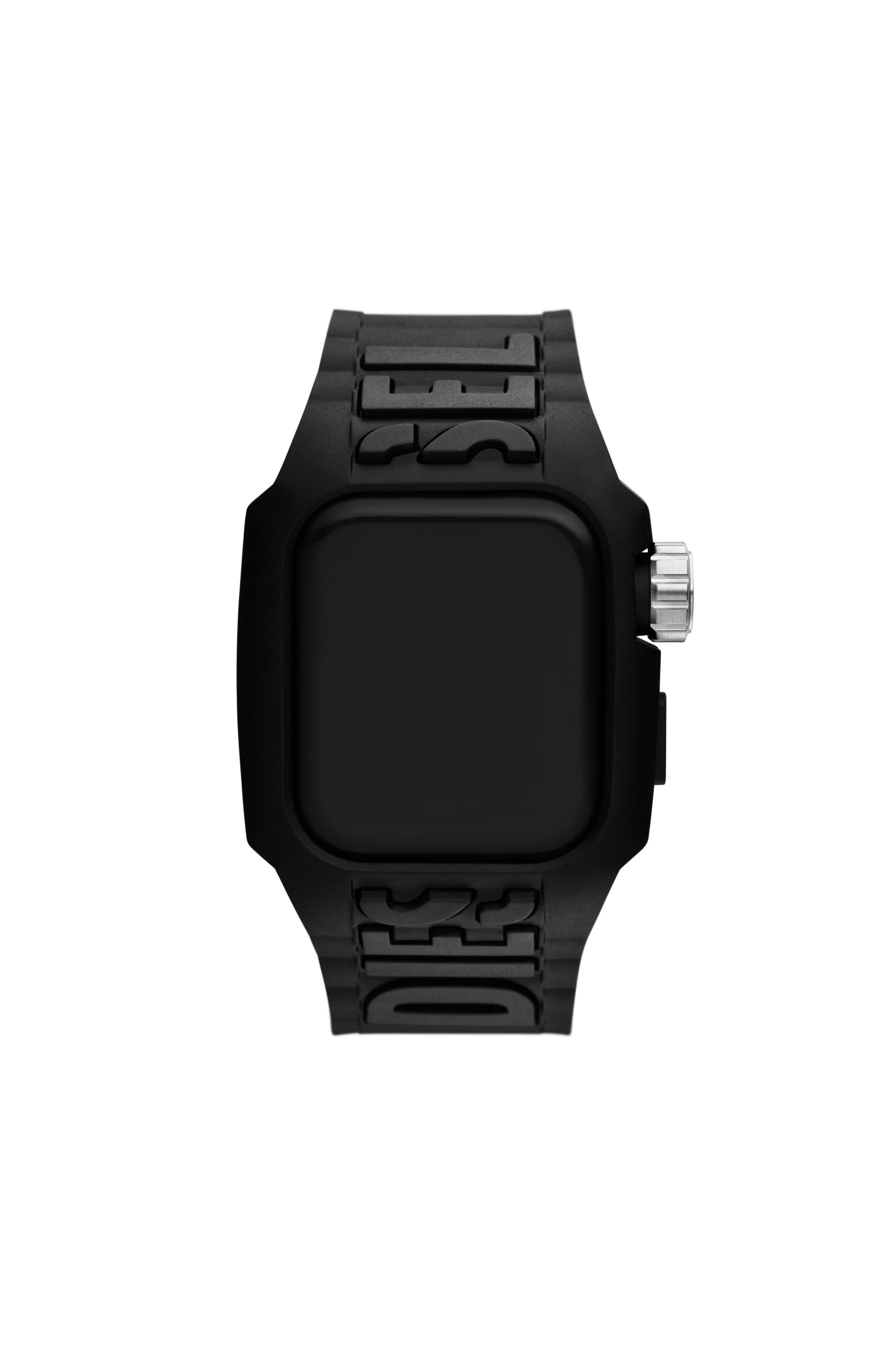 Diesel - DSS020, Unisex Schwarzes Unibody-Band aus TPU für Apple Watch® in Schwarz - 1