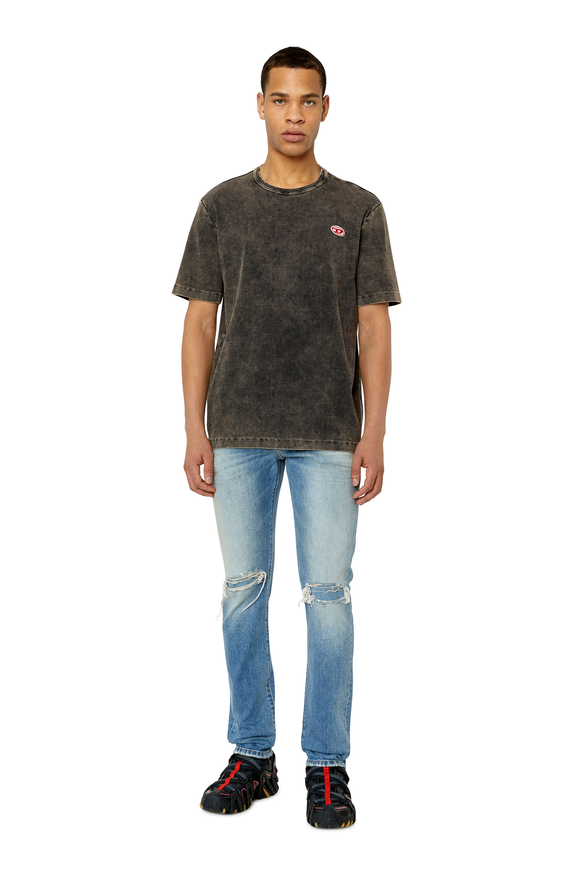 Diesel - 2019 D-Strukt 007P3 Slim Jeans, Hellblau - Image 4