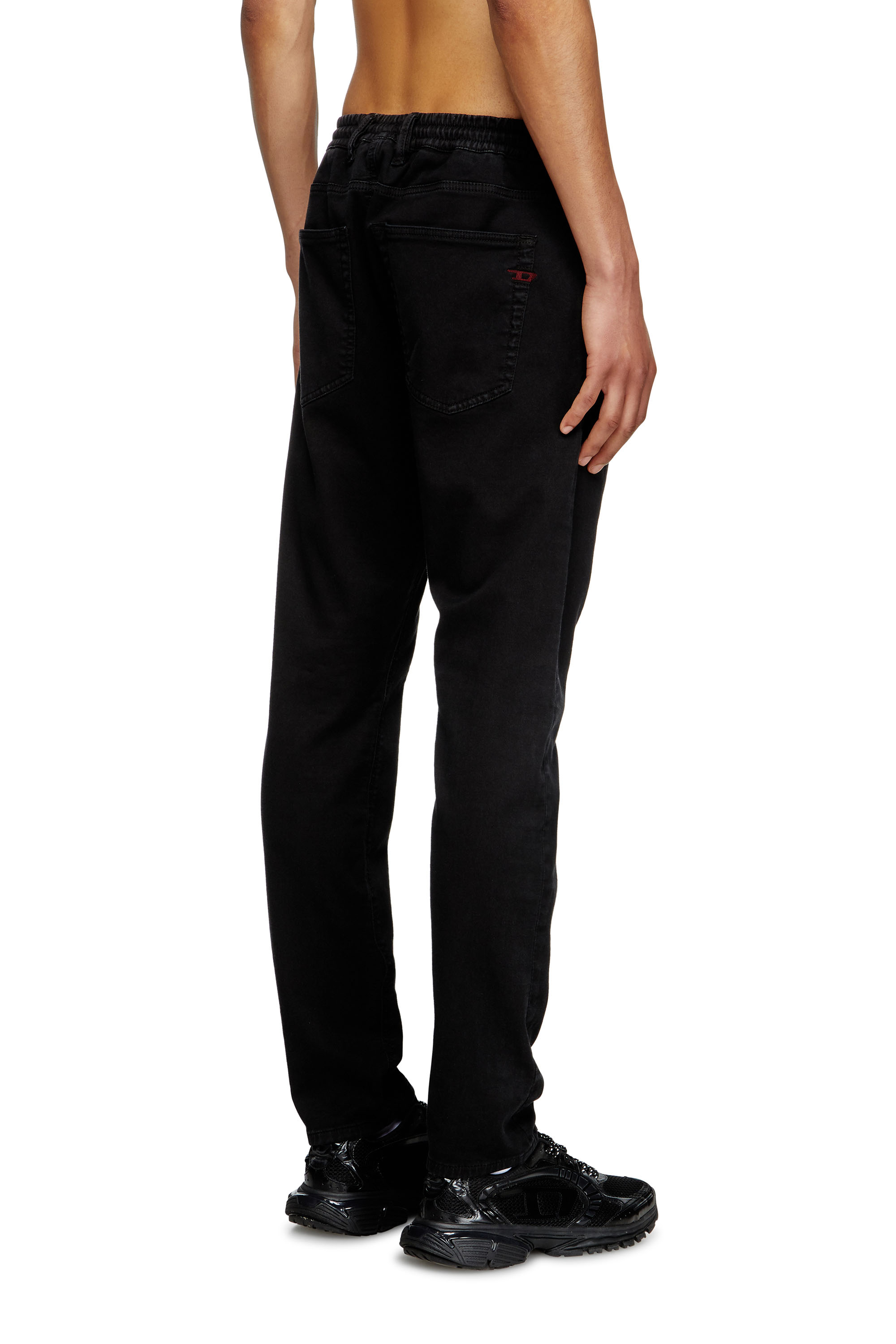 Diesel - Herren Regular 2030 D-Krooley Joggjeans® 068NH, Schwarz/Dunkelgrau - 4