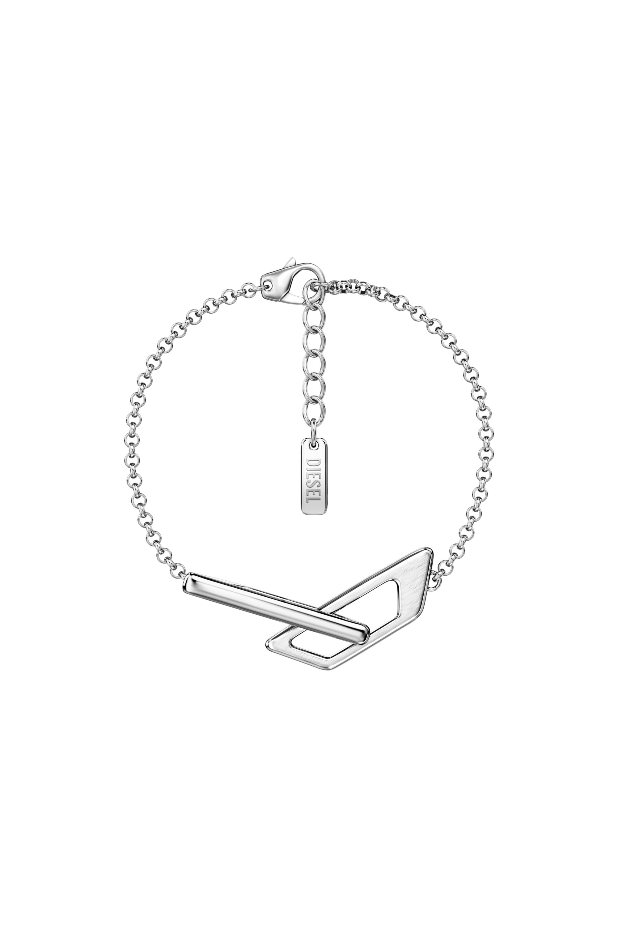 Diesel - DX1726040, Unisex Kettenarmband aus Edelstahl in Silber - 1