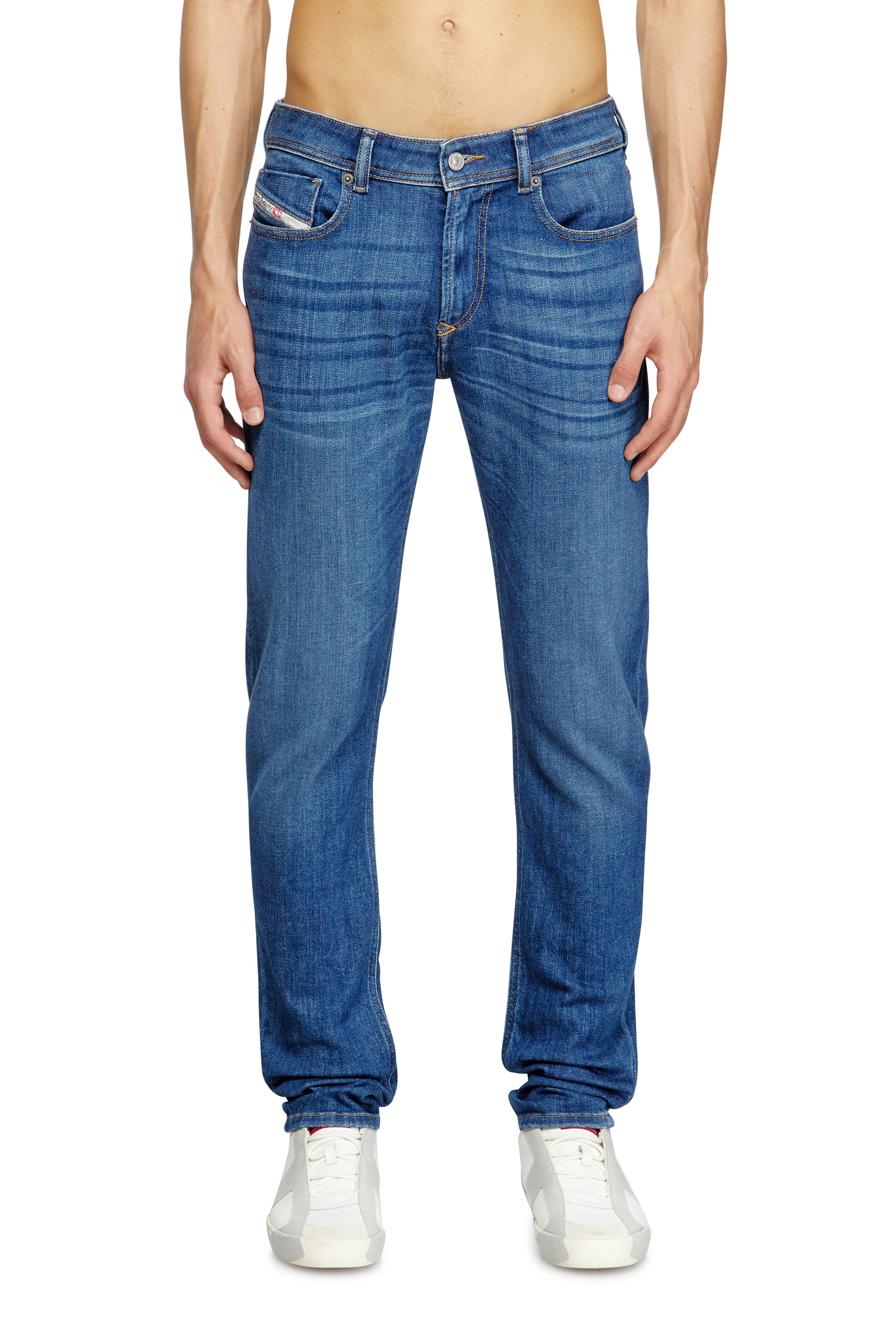 Diesel - Man's Skinny Jeans 1979 Sleenker 09M73, Medium blue - 3