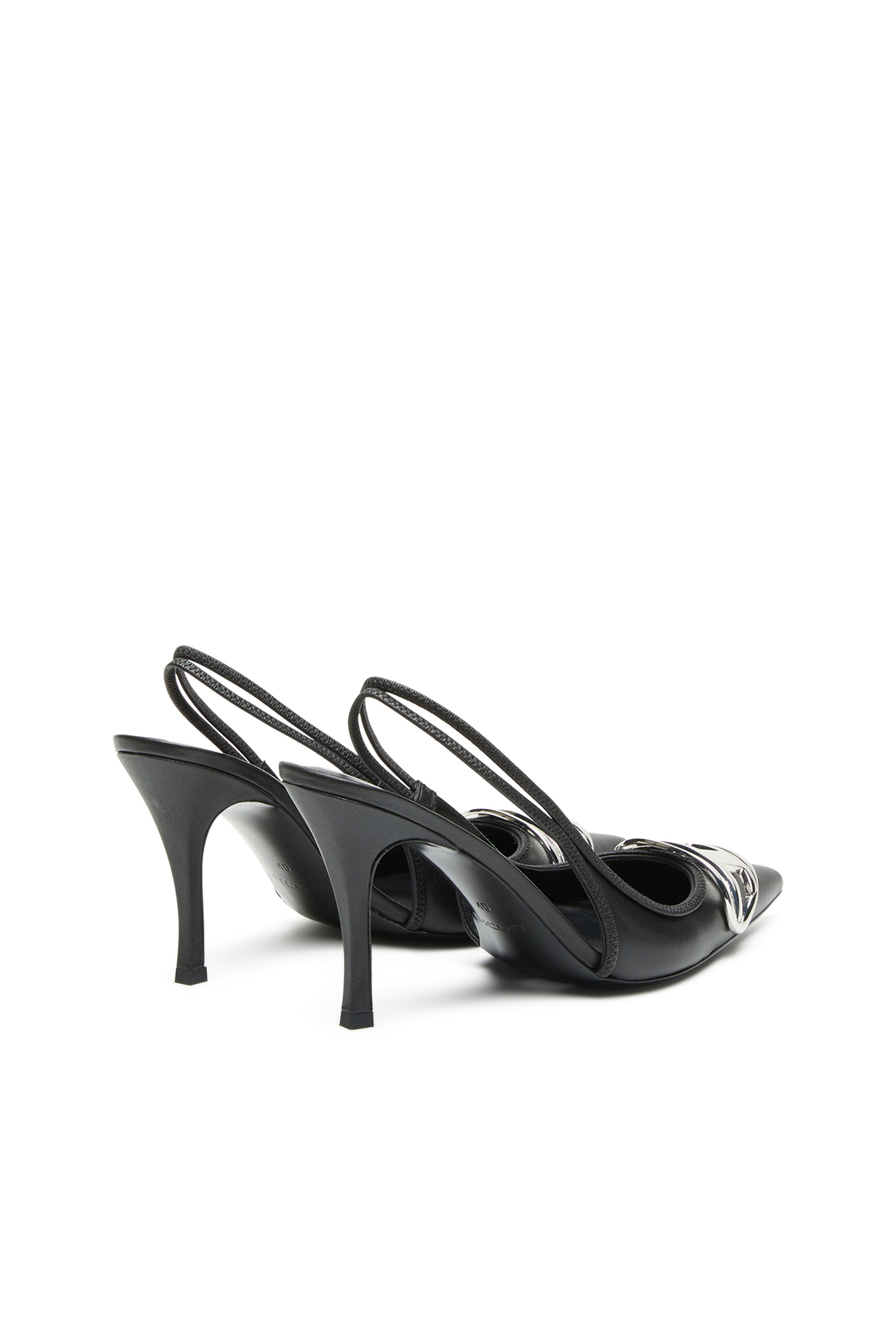 D-VENUS SB, Schwarz Diesel - D-VENUS SB, Damen D-Venus-Slingback-Pumps aus Nappa-Leder in Schwarz - 3