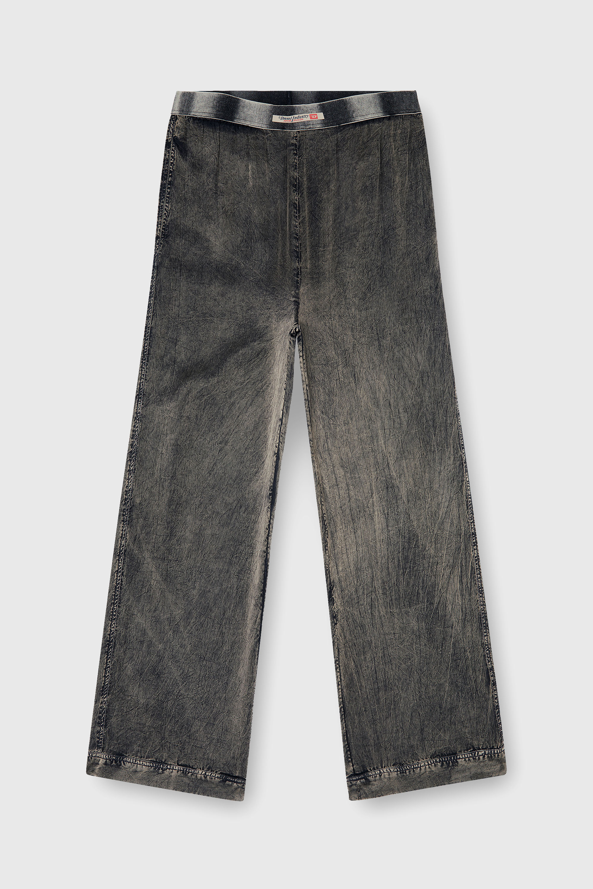 Diesel - ZAYNE-DNM, Herren Viskosehose mit flie&szlig;ender Passform in Dunkelgrau - 4