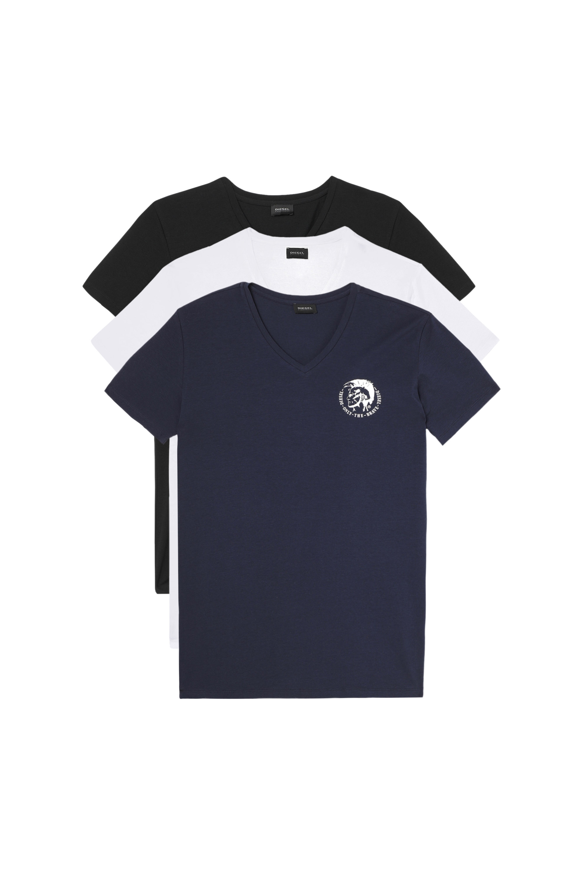 UMTEE-MICHAEL3PACK, Schwarz/Blau - Oberteile