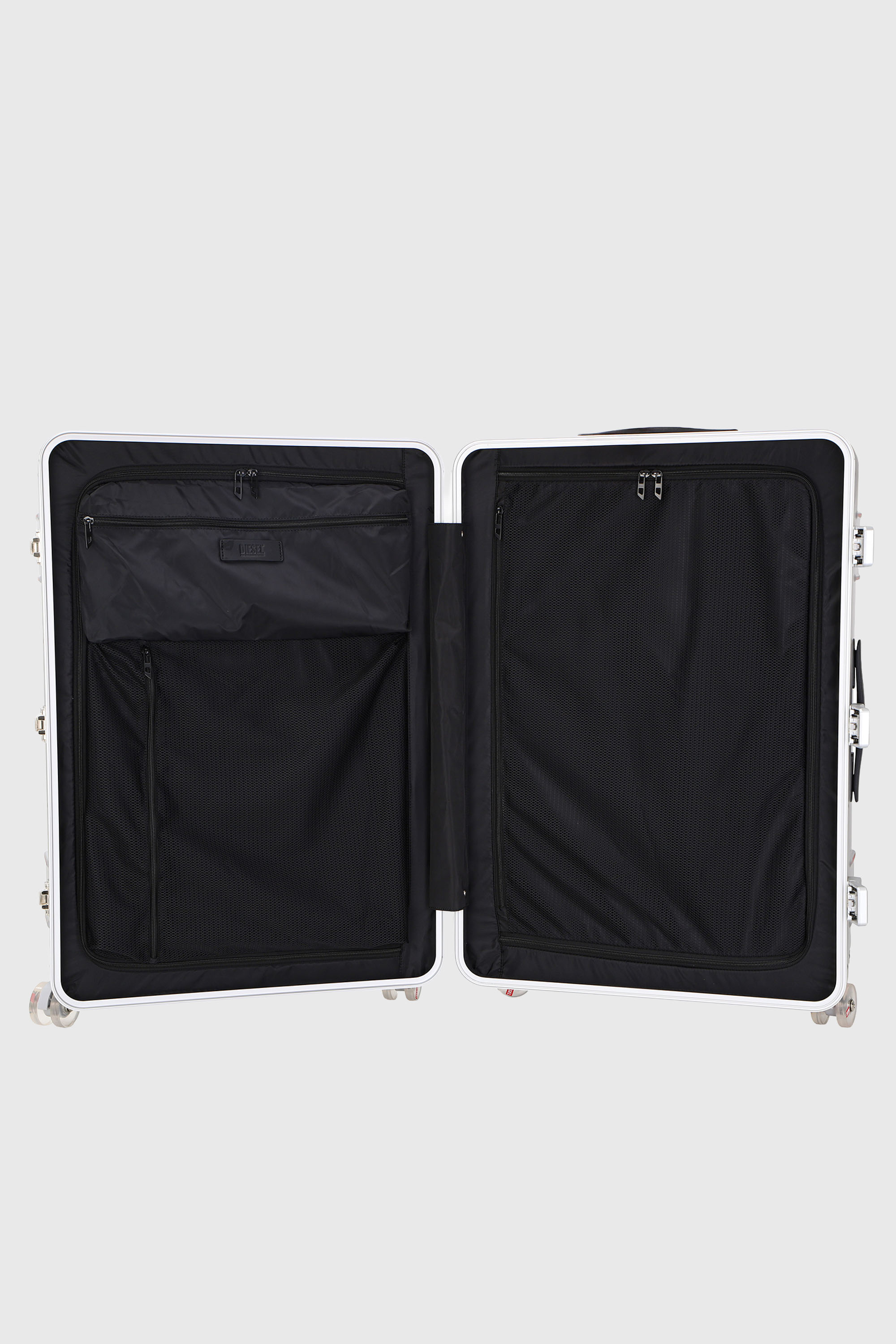 Diesel - DIESEL PC STRONG IMAGE TROLLEY- DSL003, Unisex Robuster Koffer Gr&ouml;&szlig;e L in Silber - 3