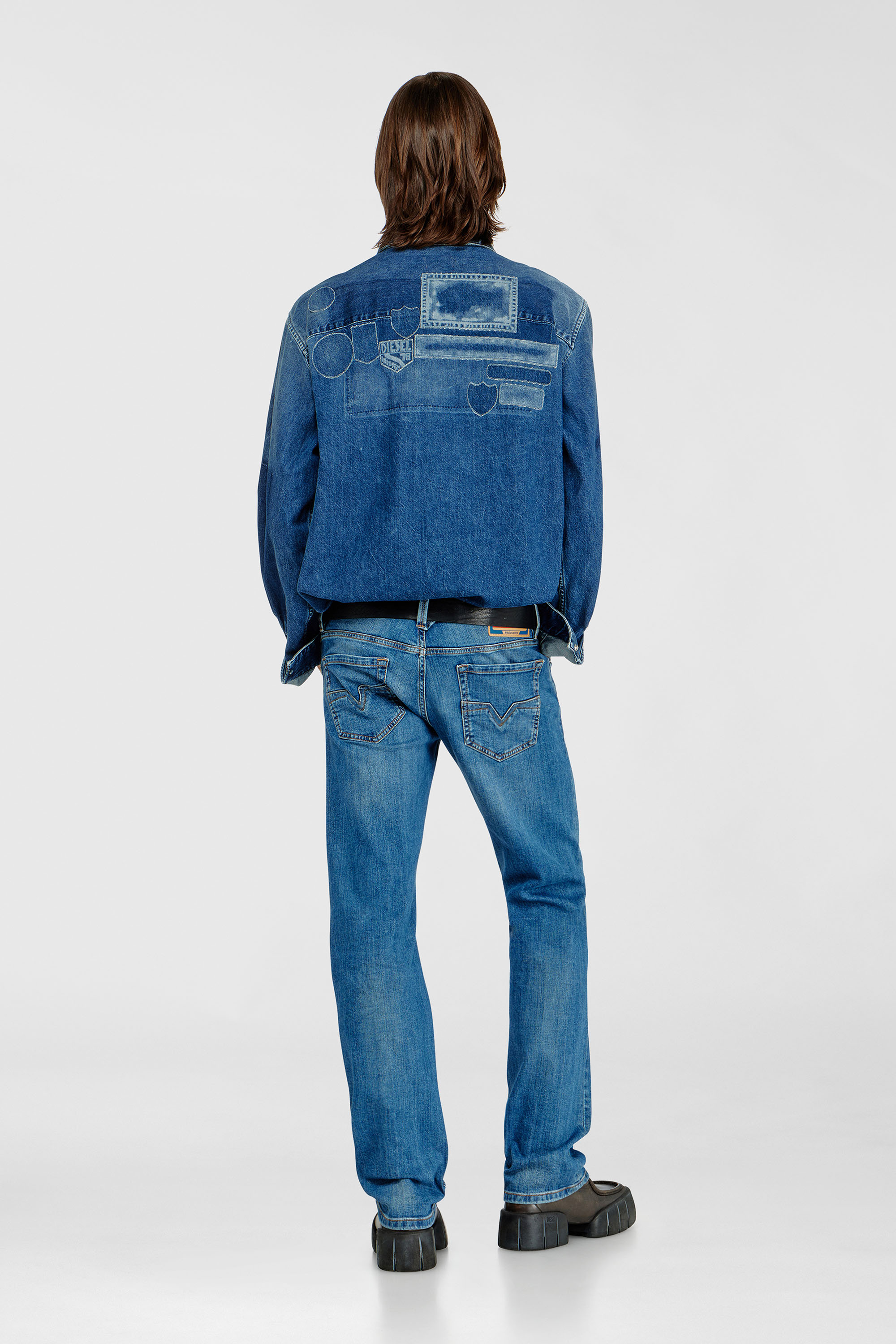 Diesel - Herren Regular Jeans 1985 Larkee 0KIAL, Hellblau - 3