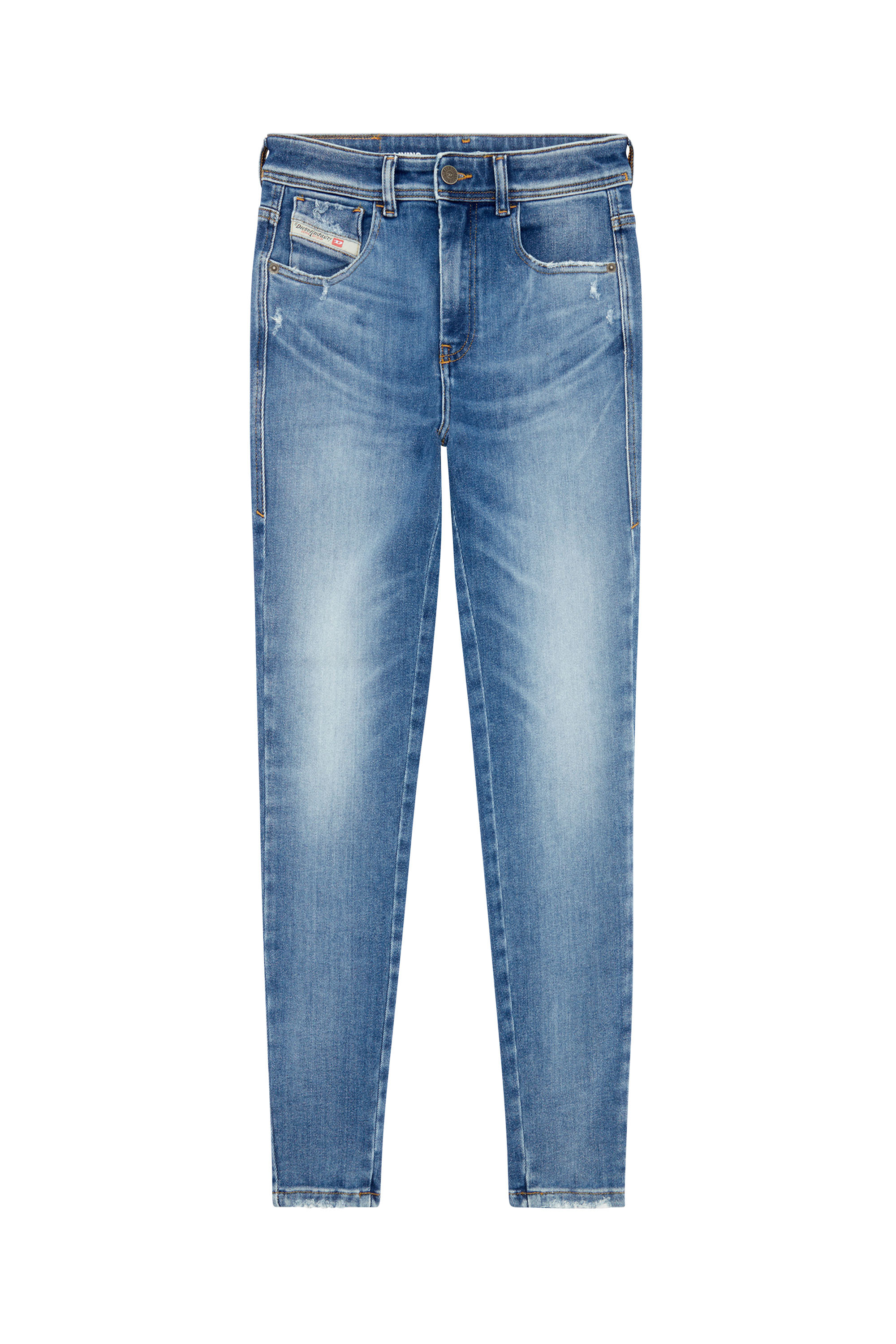 Diesel - Super skinny Jeans 1984 Slandy-High 09H92, Mittelblau - Image 4