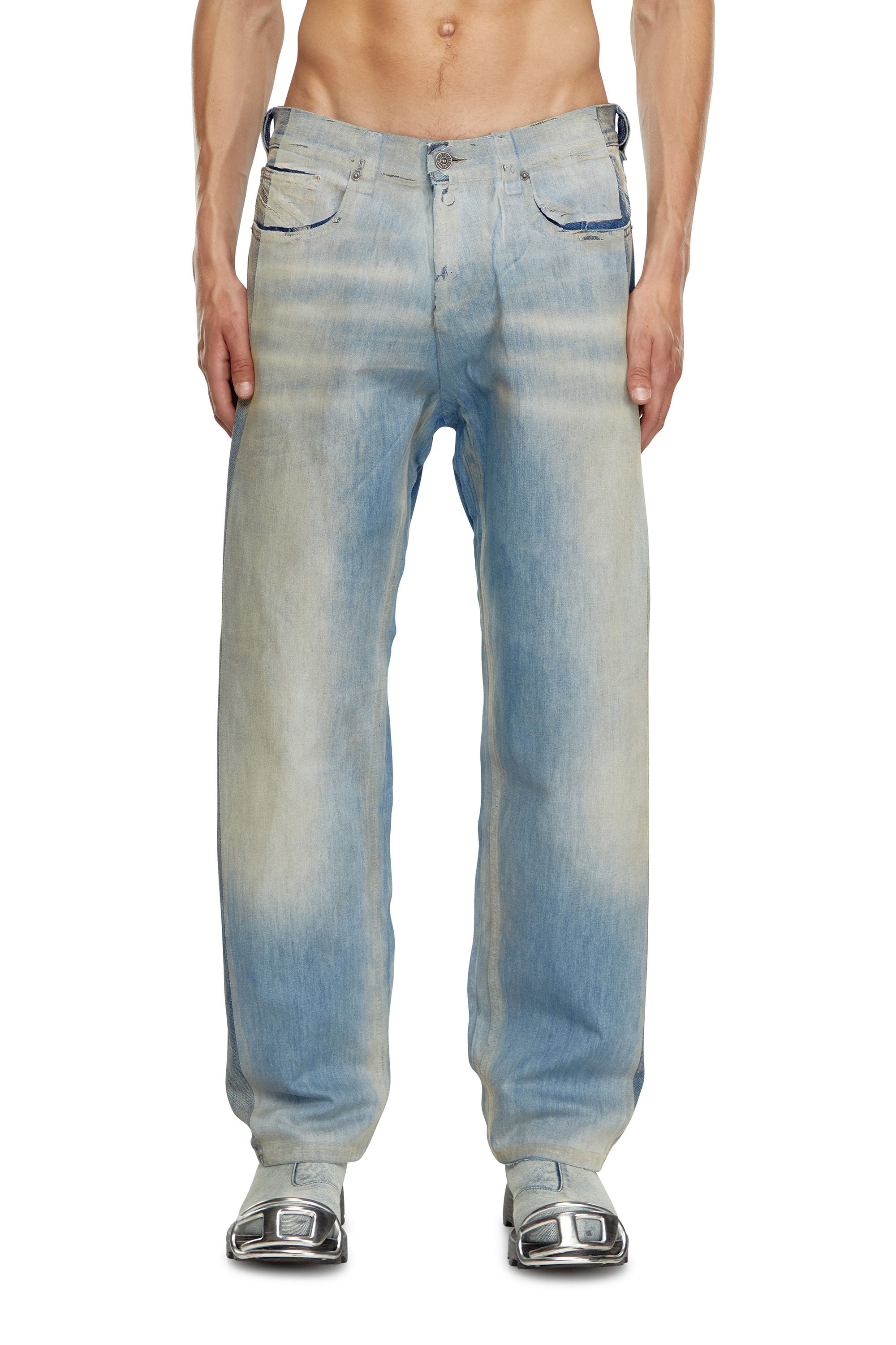 Diesel - Herren Straight Jeans 2010 D-Macs 09K22, Mittelblau - Image 2