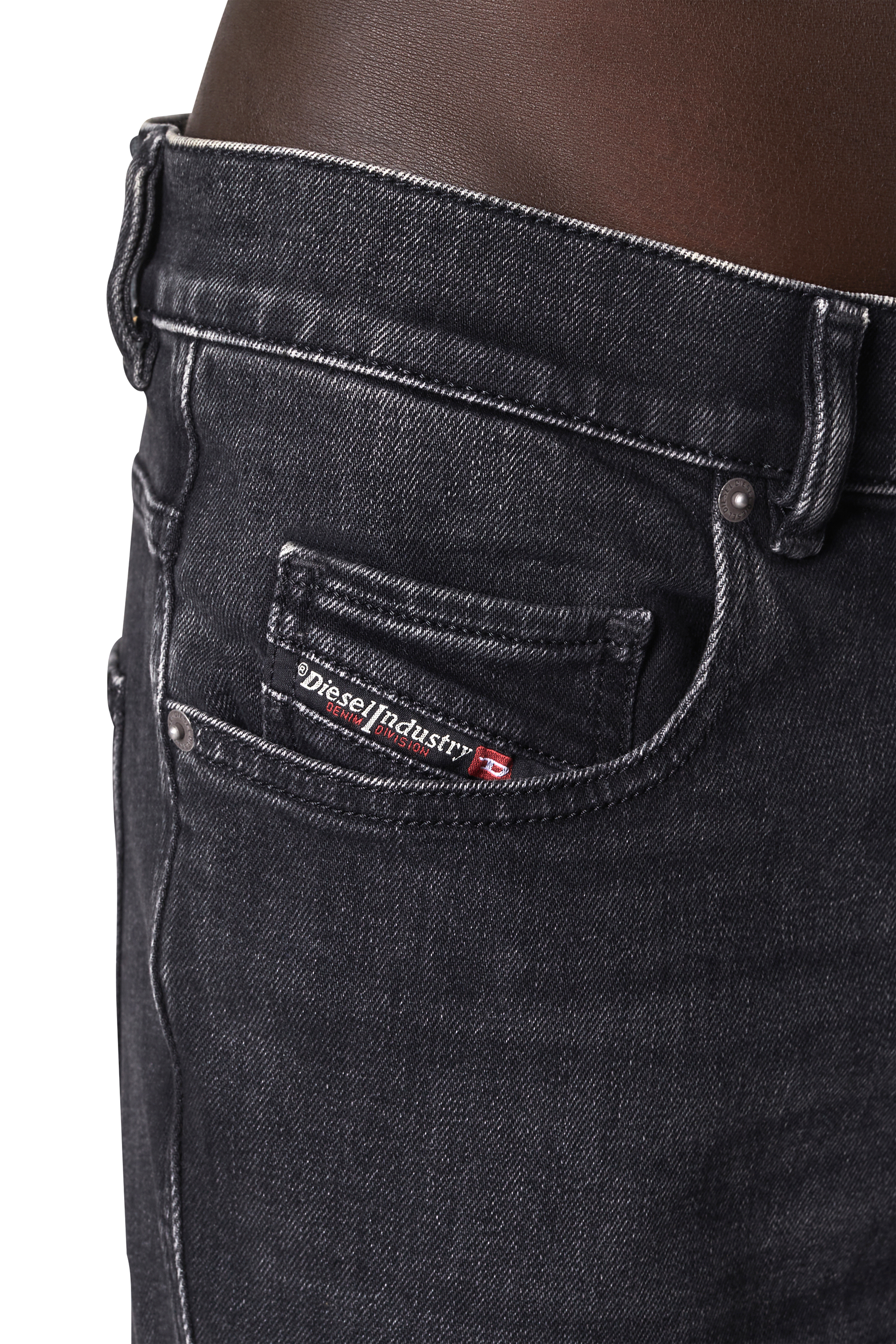 Diesel - Bootcut Jeans 2021 D-Vocs 09B83, Schwarz/Dunkelgrau - Image 3