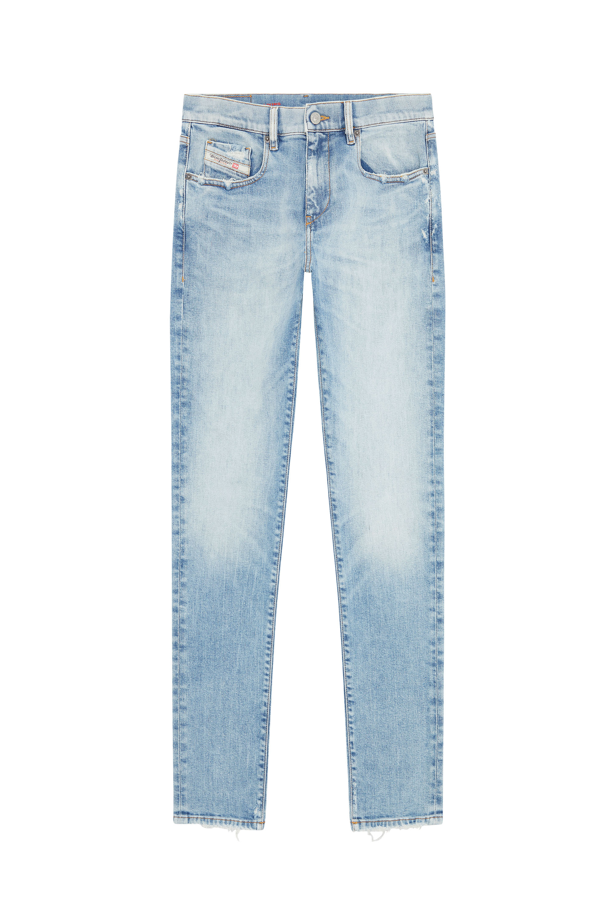 Diesel - Slim Jeans 2019 D-Strukt 09E67, Hellblau - Image 1