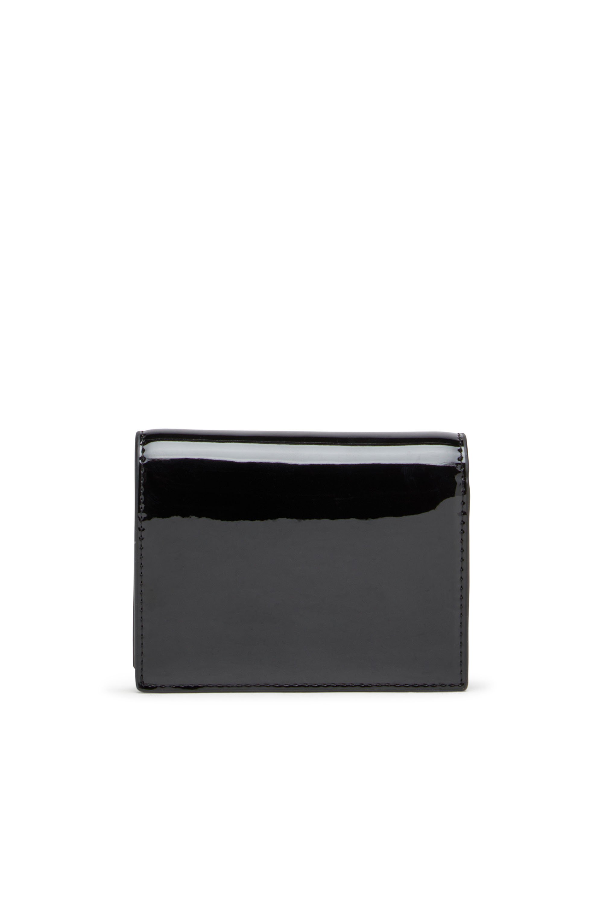 Diesel - PLAY BI FOLD III, Damen Portemonnaie aus glänzendem PU in Schwarz - 2